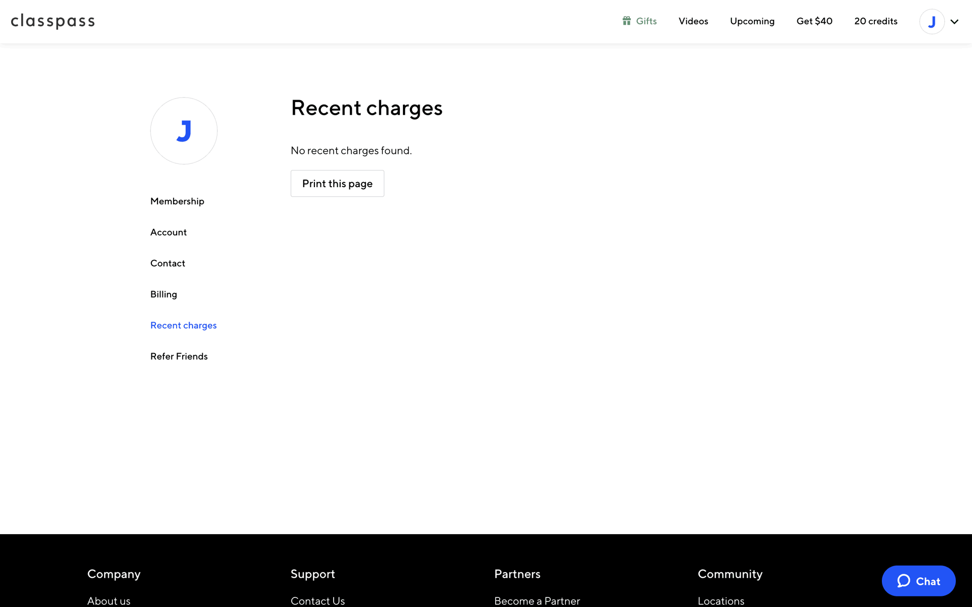 ClassPass Web Health & Fitness interface screenshot 22