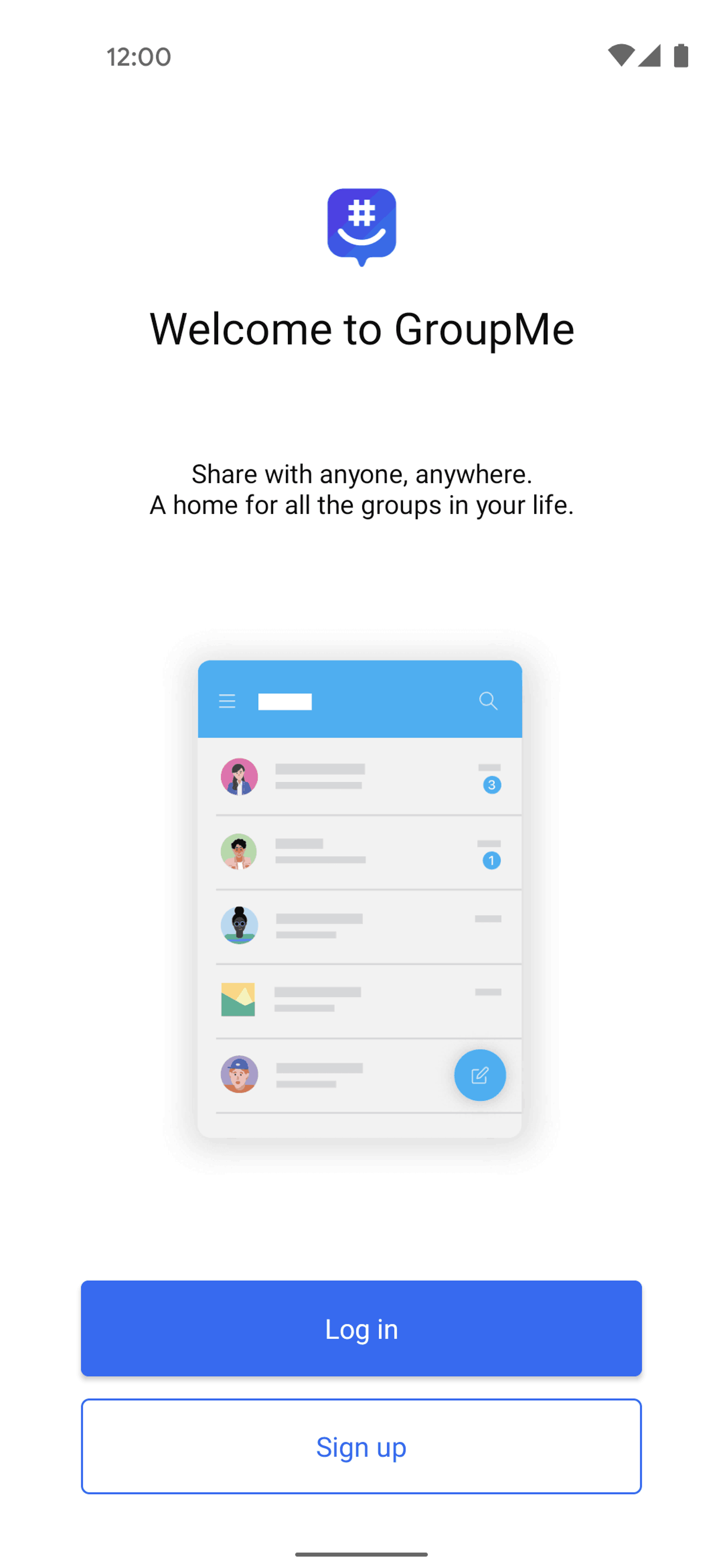 GroupMe Android Social Networking interface screenshot 4