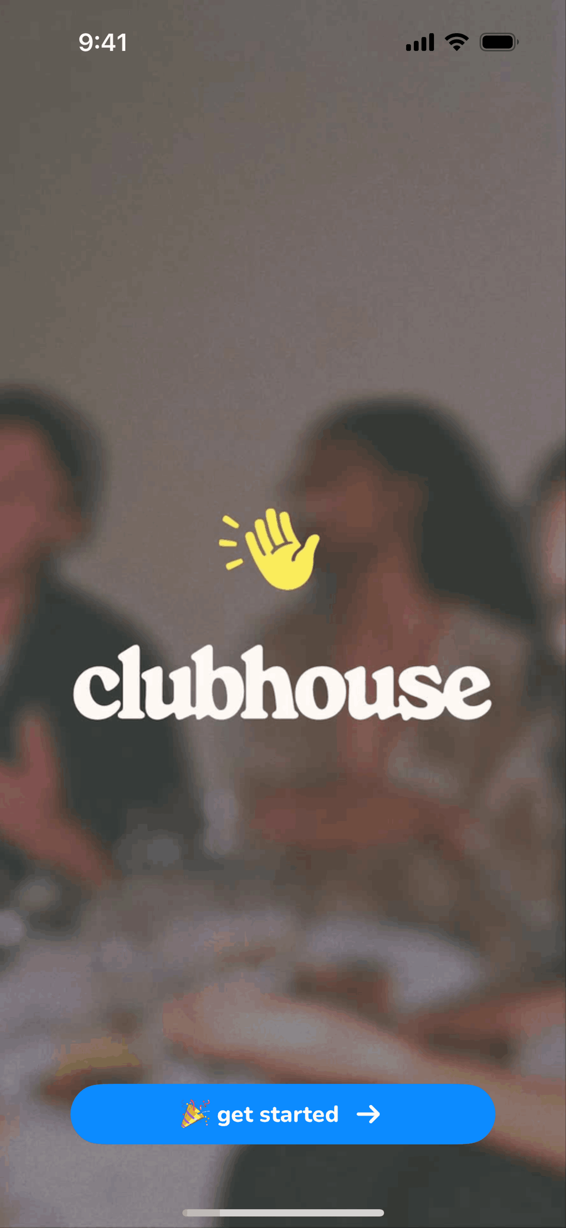 Clubhouse iOS Social Networking interface screenshot 1