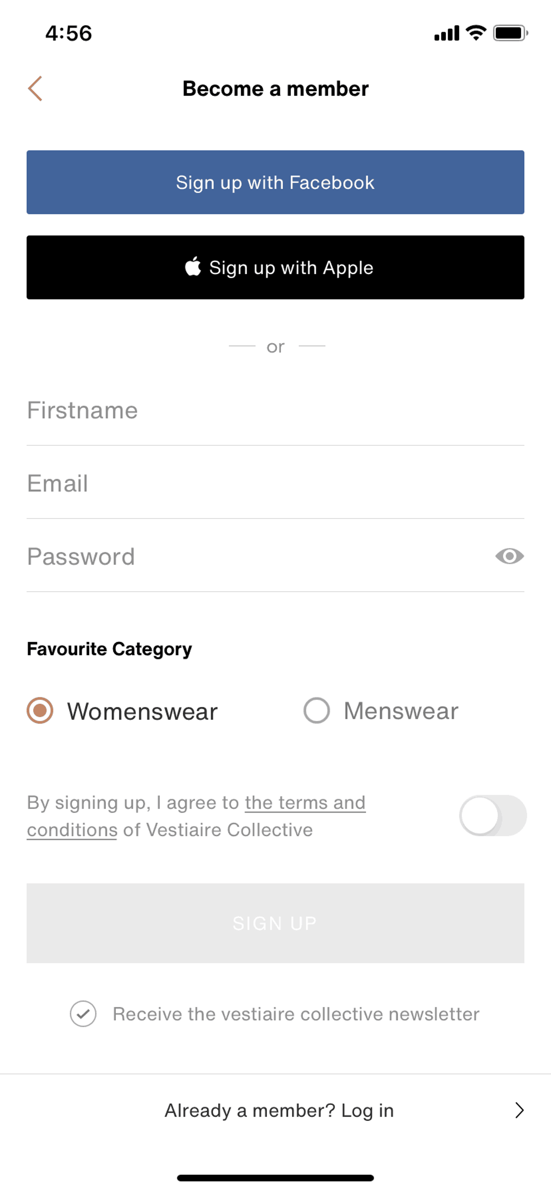 Vestiaire Collective iOS Shopping interface screenshot 6