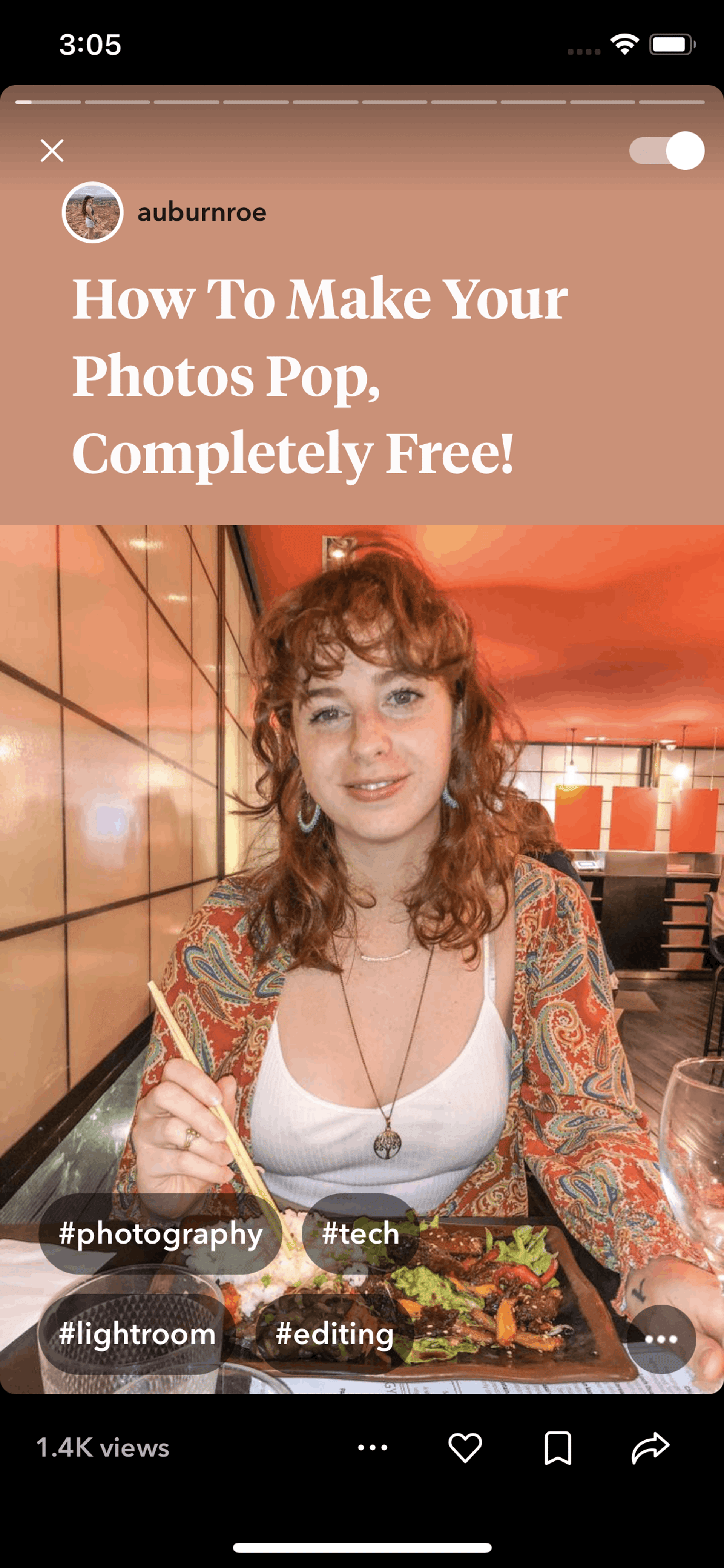 Jumprope iOS Photo & Video interface screenshot 14