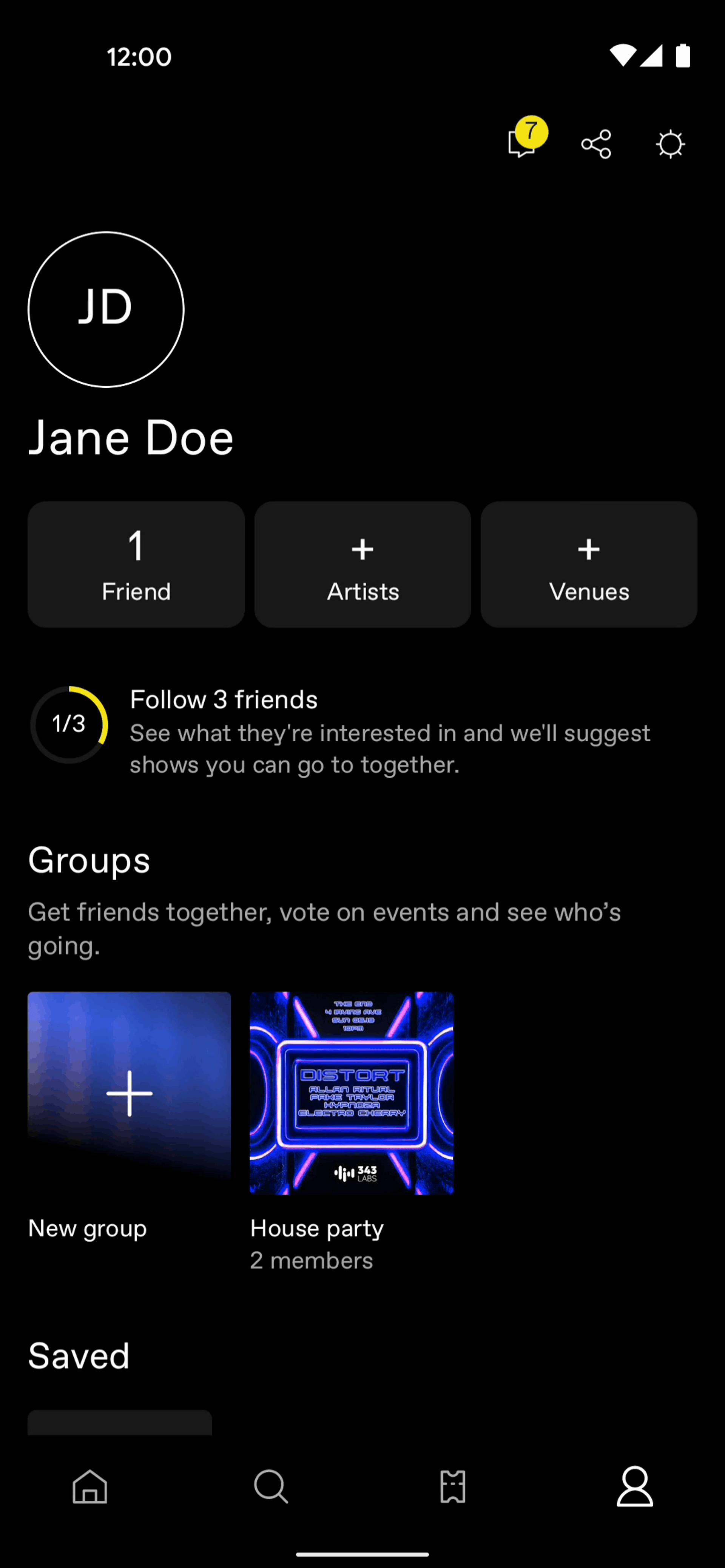 DICE Android Entertainment interface screenshot 2