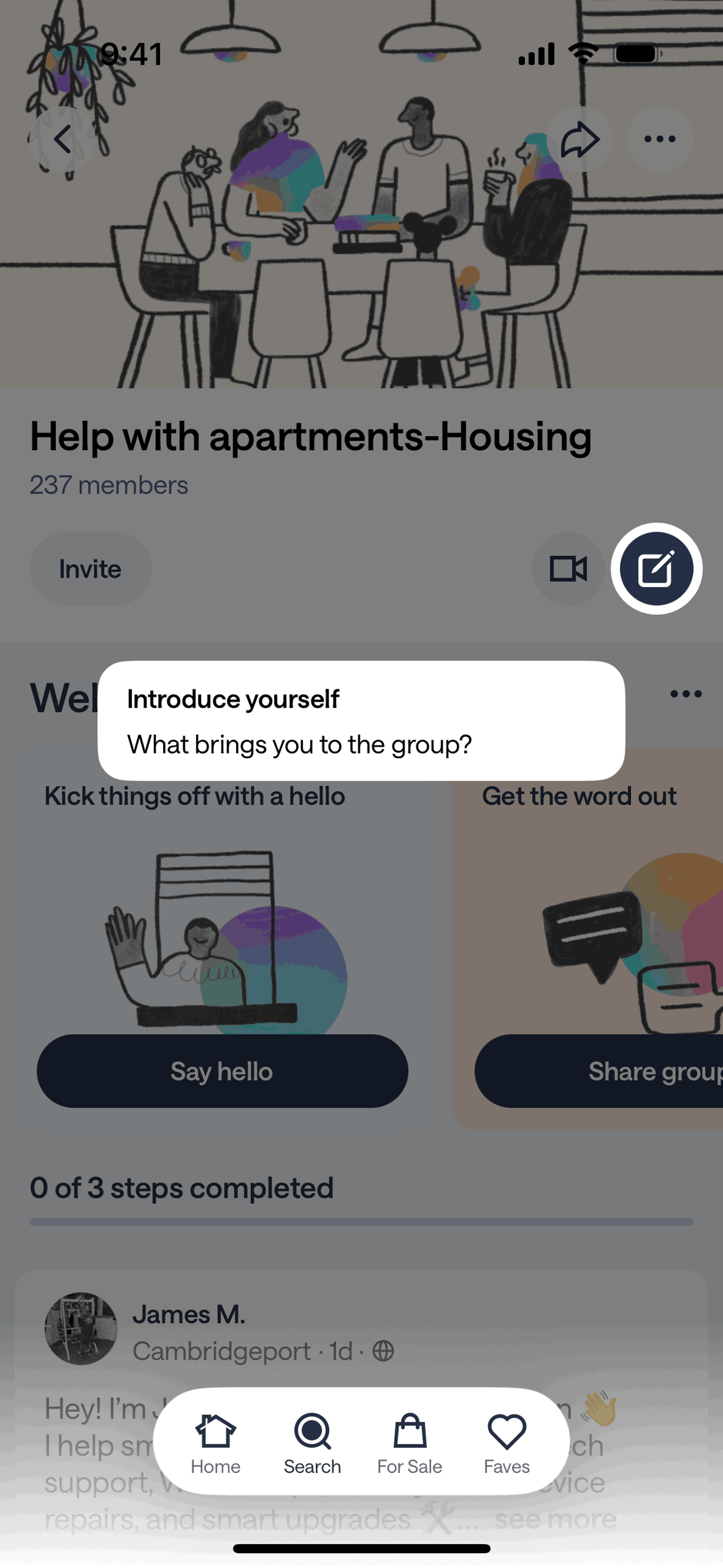 Nextdoor iOS Social Networking interface screenshot 10