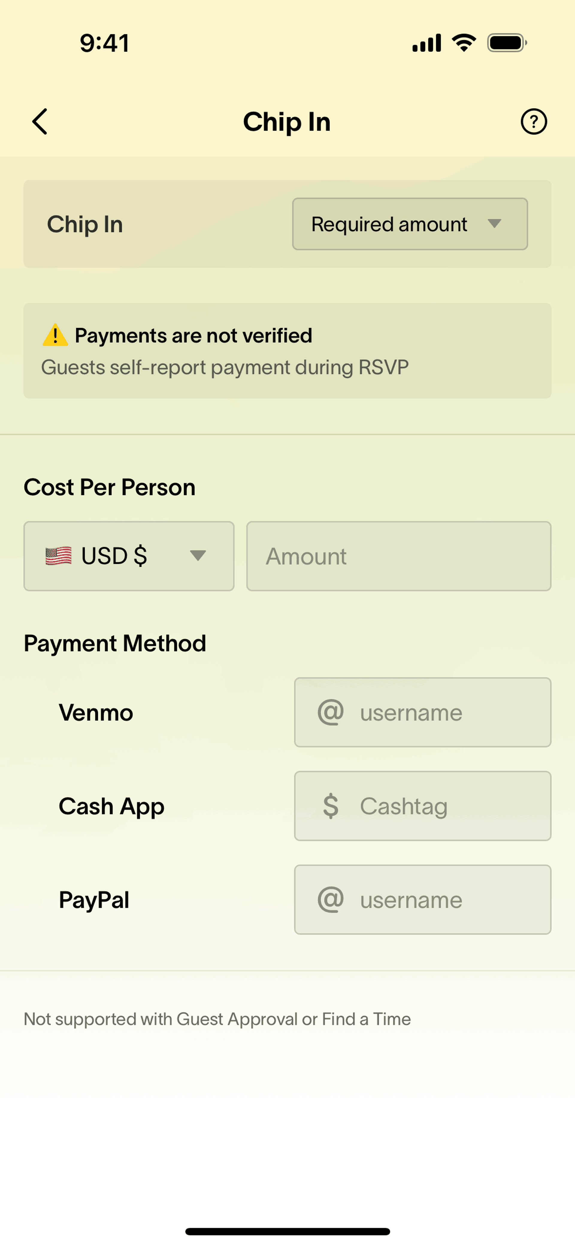 Partiful iOS Lifestyle interface screenshot 8