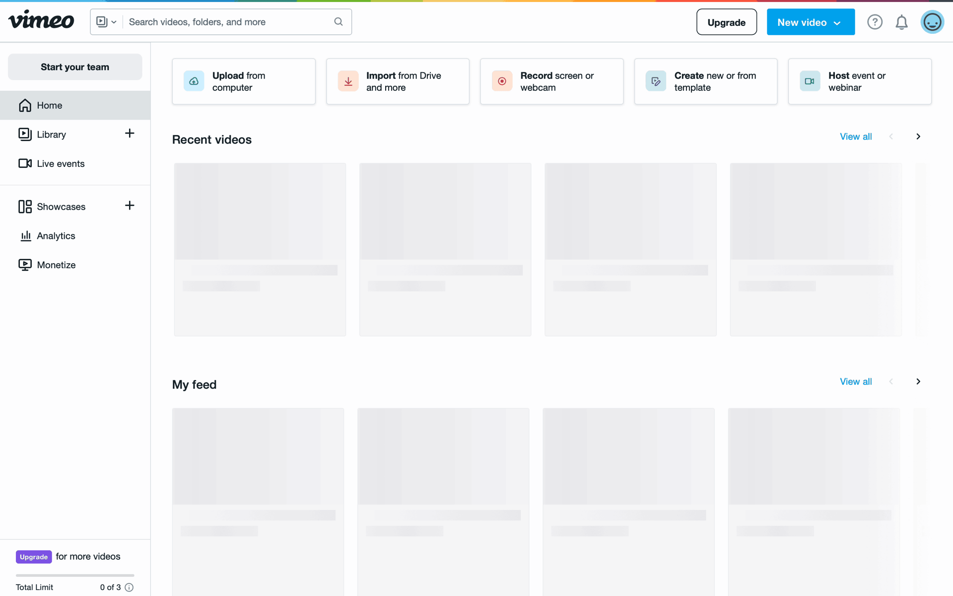 Vimeo Web Photo & Video interface screenshot 7