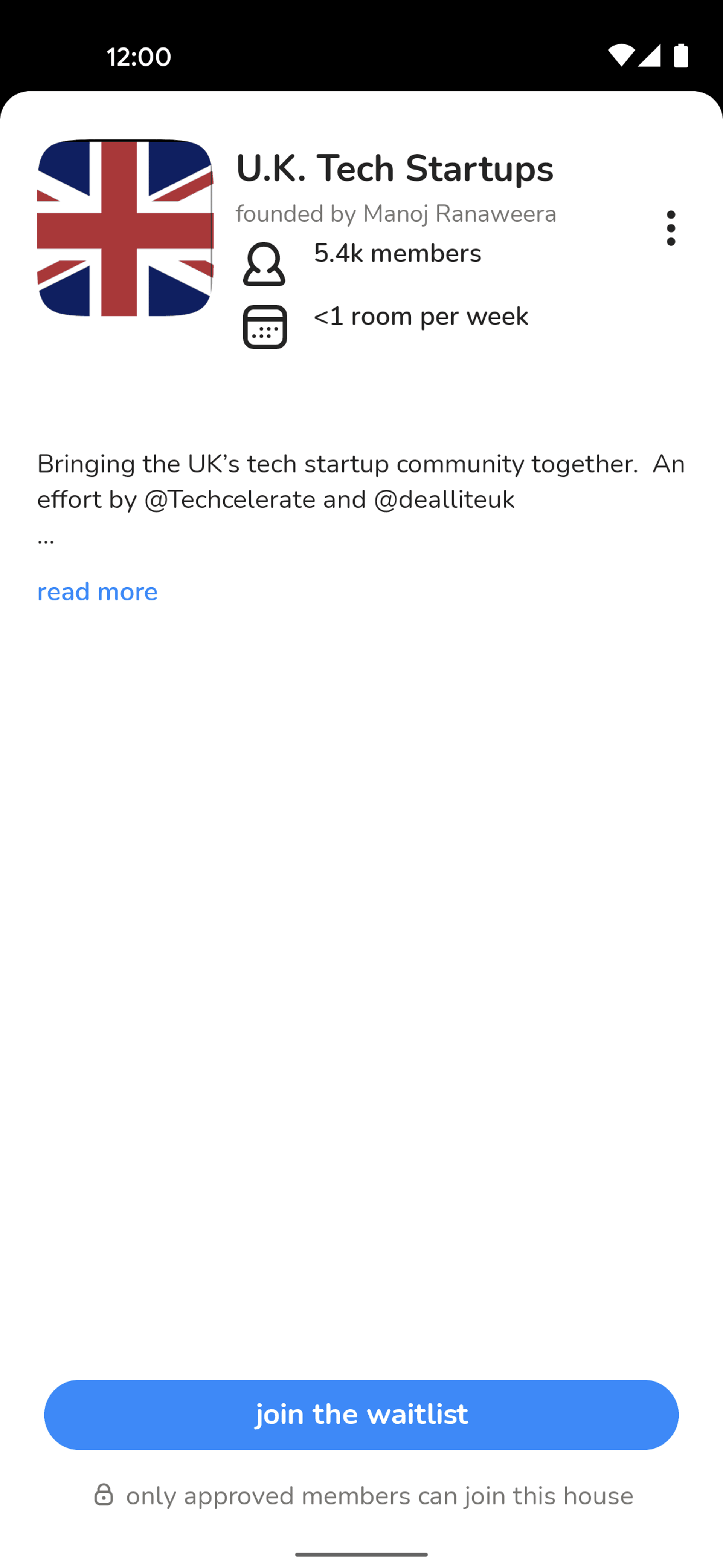 Clubhouse Android Social Networking interface screenshot 11