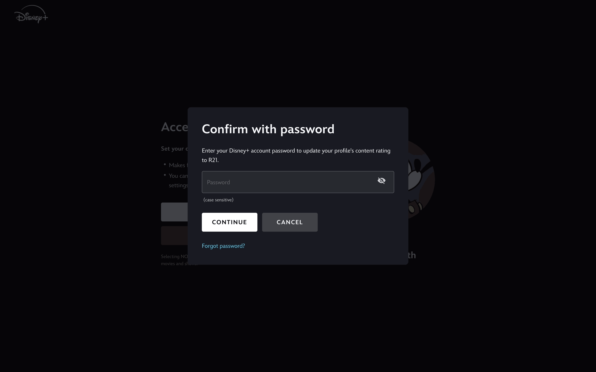 Disney+ Web Entertainment interface screenshot 19