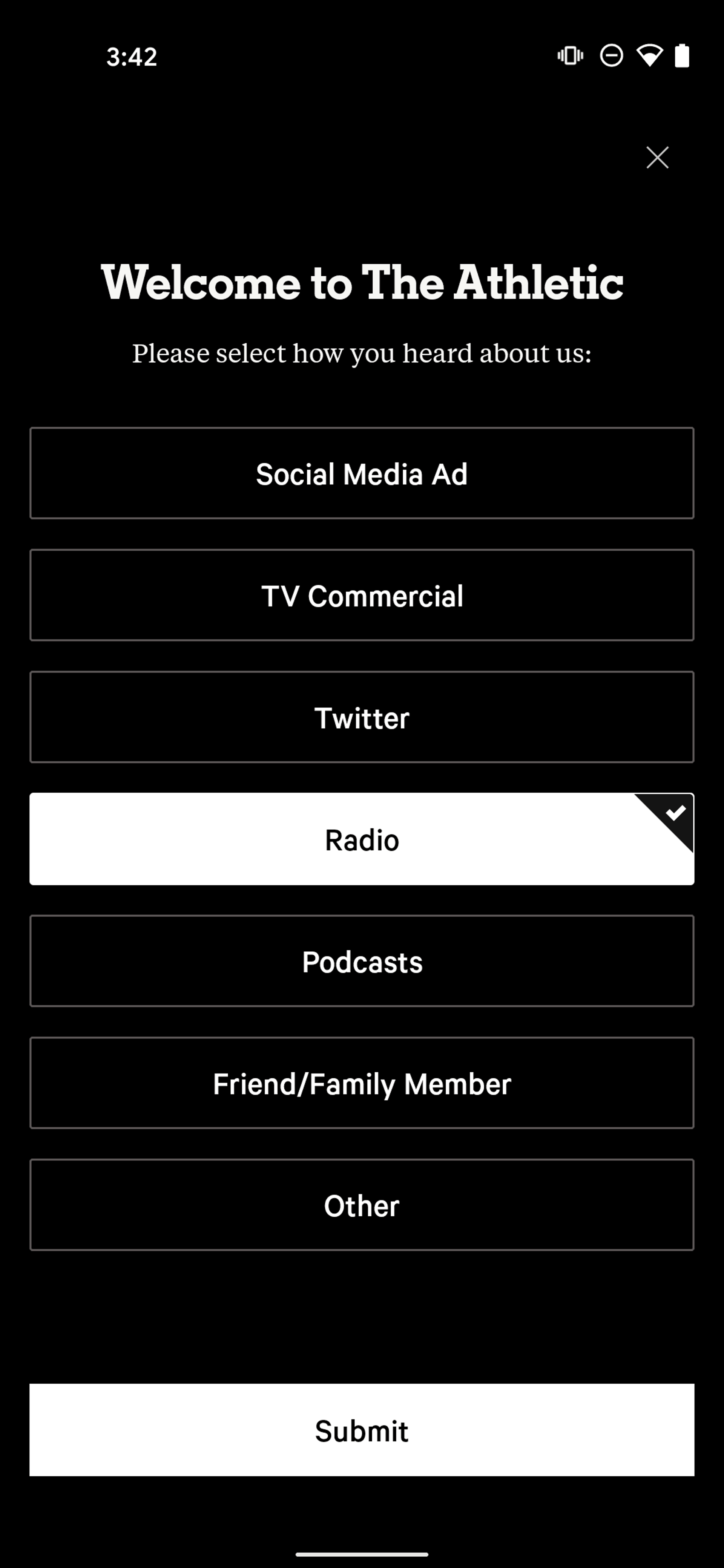 The Athletic Android Sports interface screenshot 17
