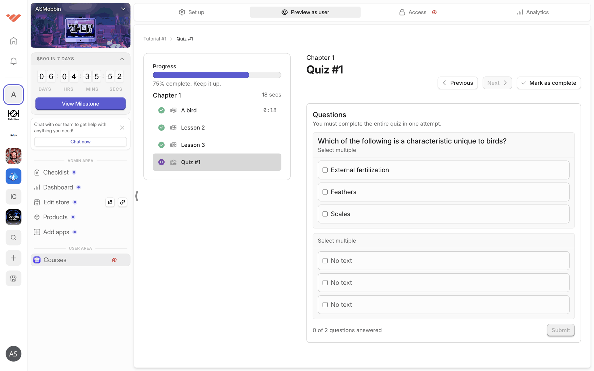 Whop Web Business interface screenshot 7