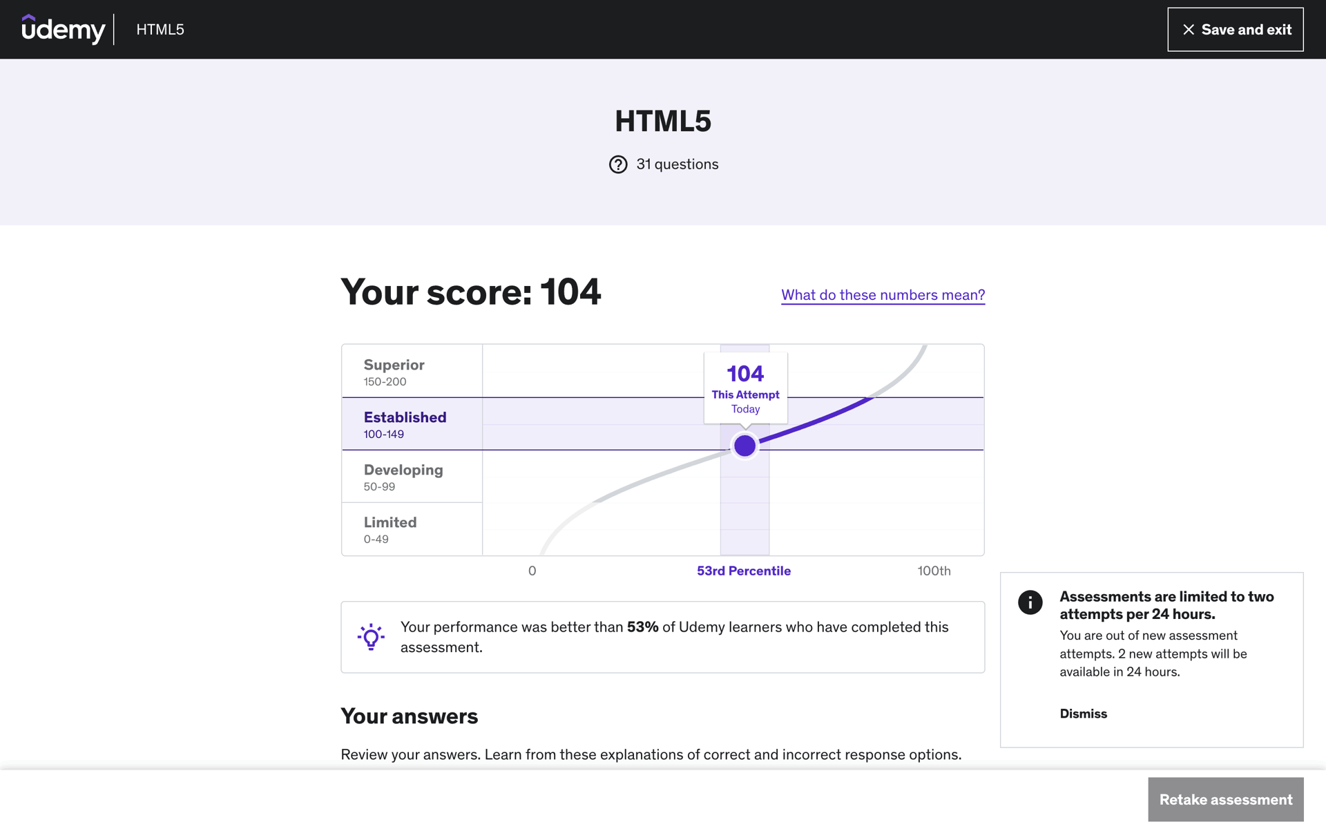 Udemy Web Education interface screenshot 10