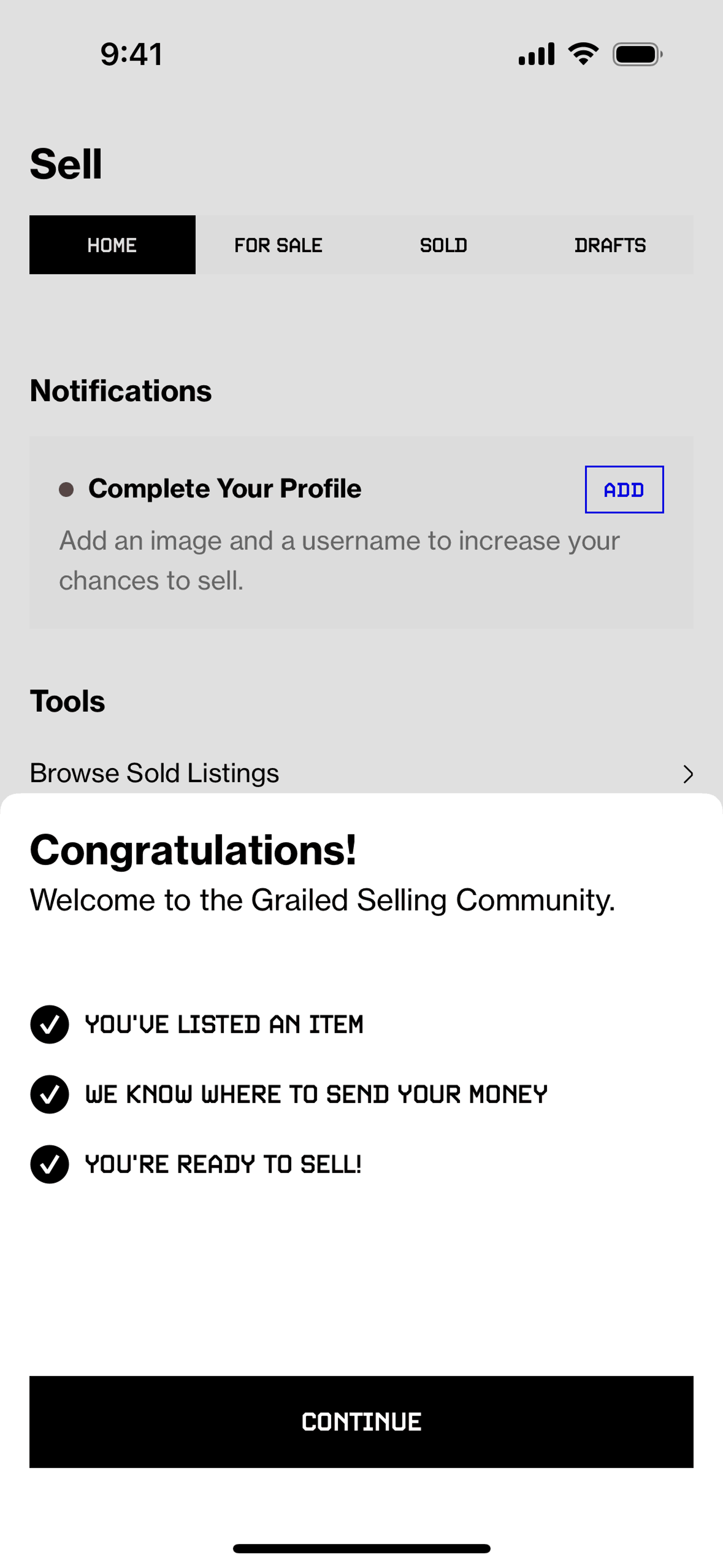 Grailed iOS Shopping interface screenshot 20