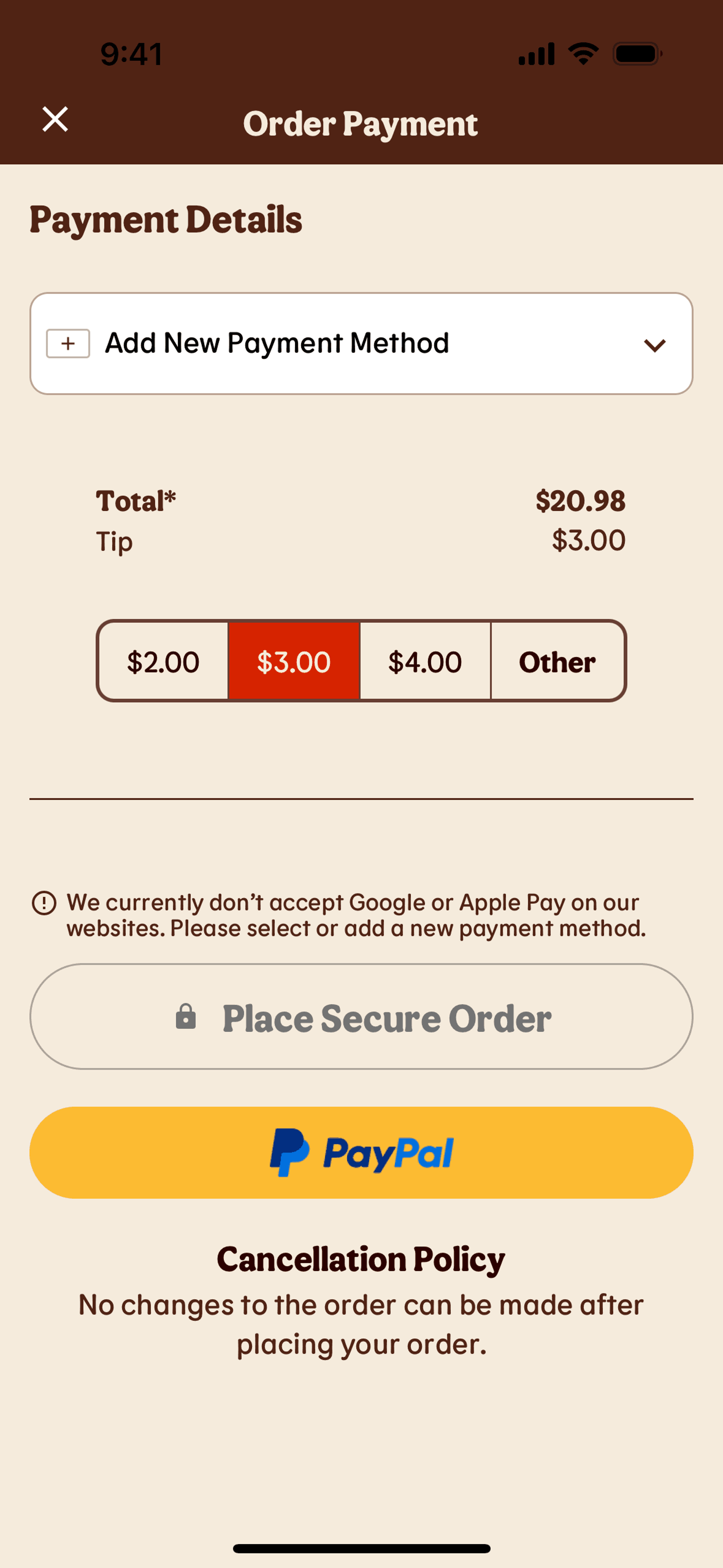 Burger King iOS Food & Drink interface screenshot 8