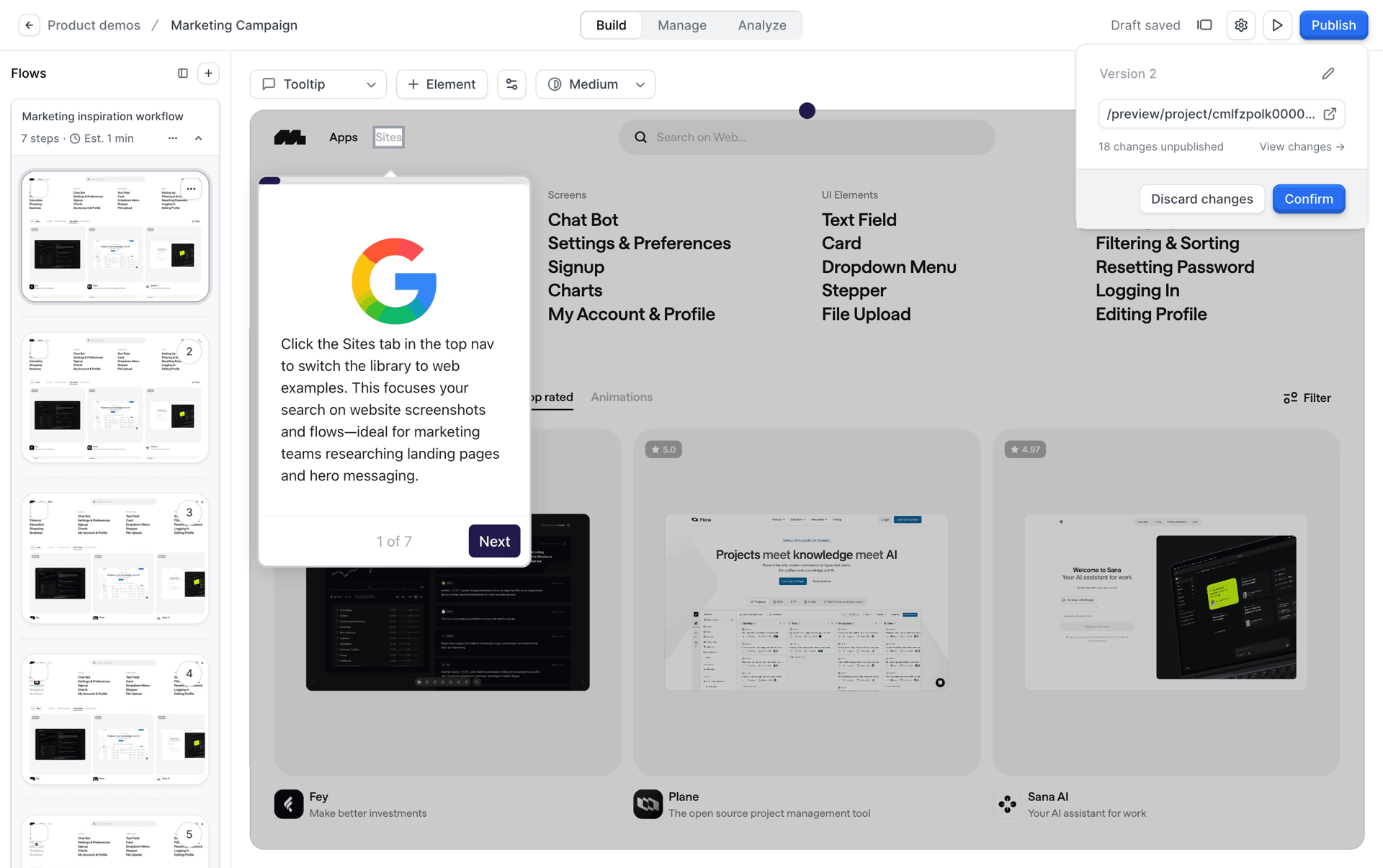 Navattic Web Business interface screenshot 19
