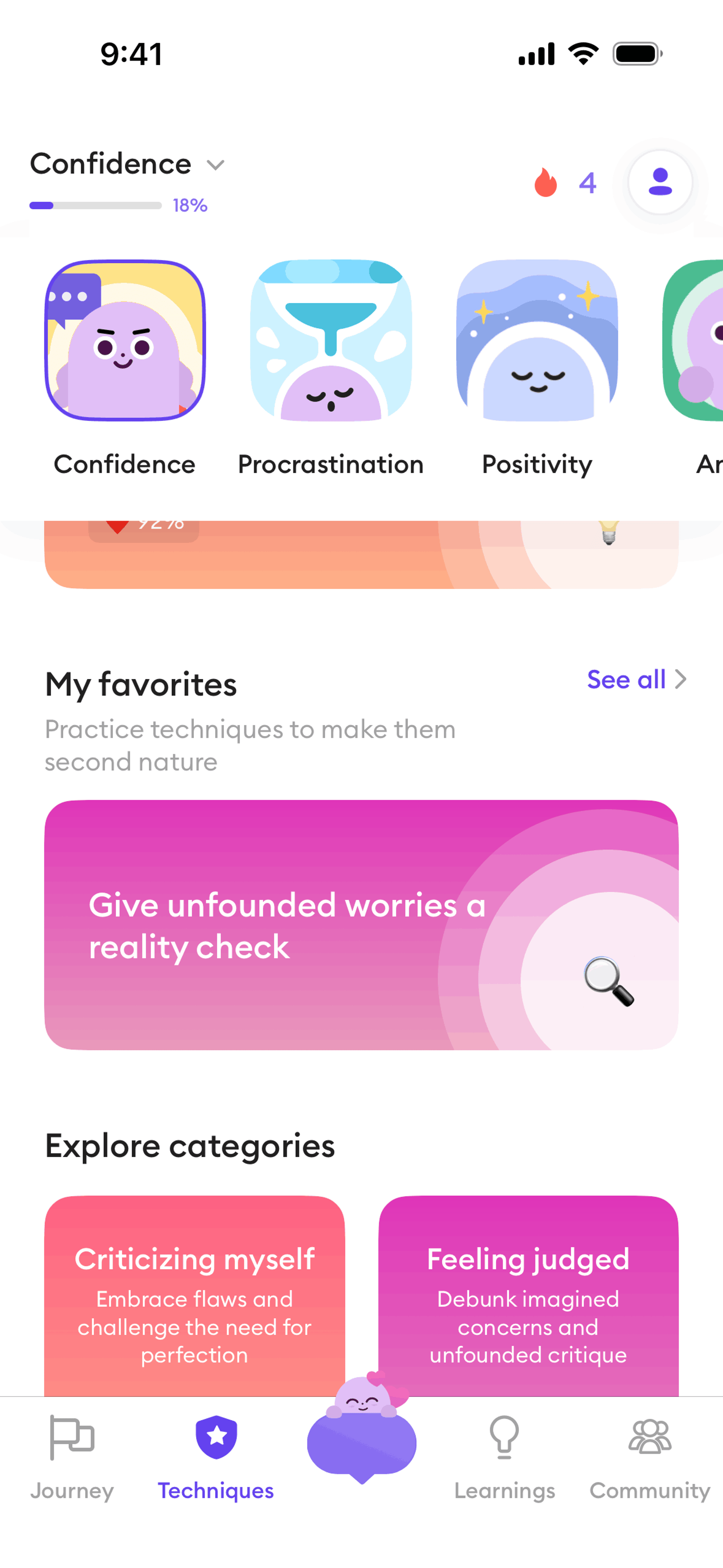 Ahead iOS Health & Fitness interface screenshot 12