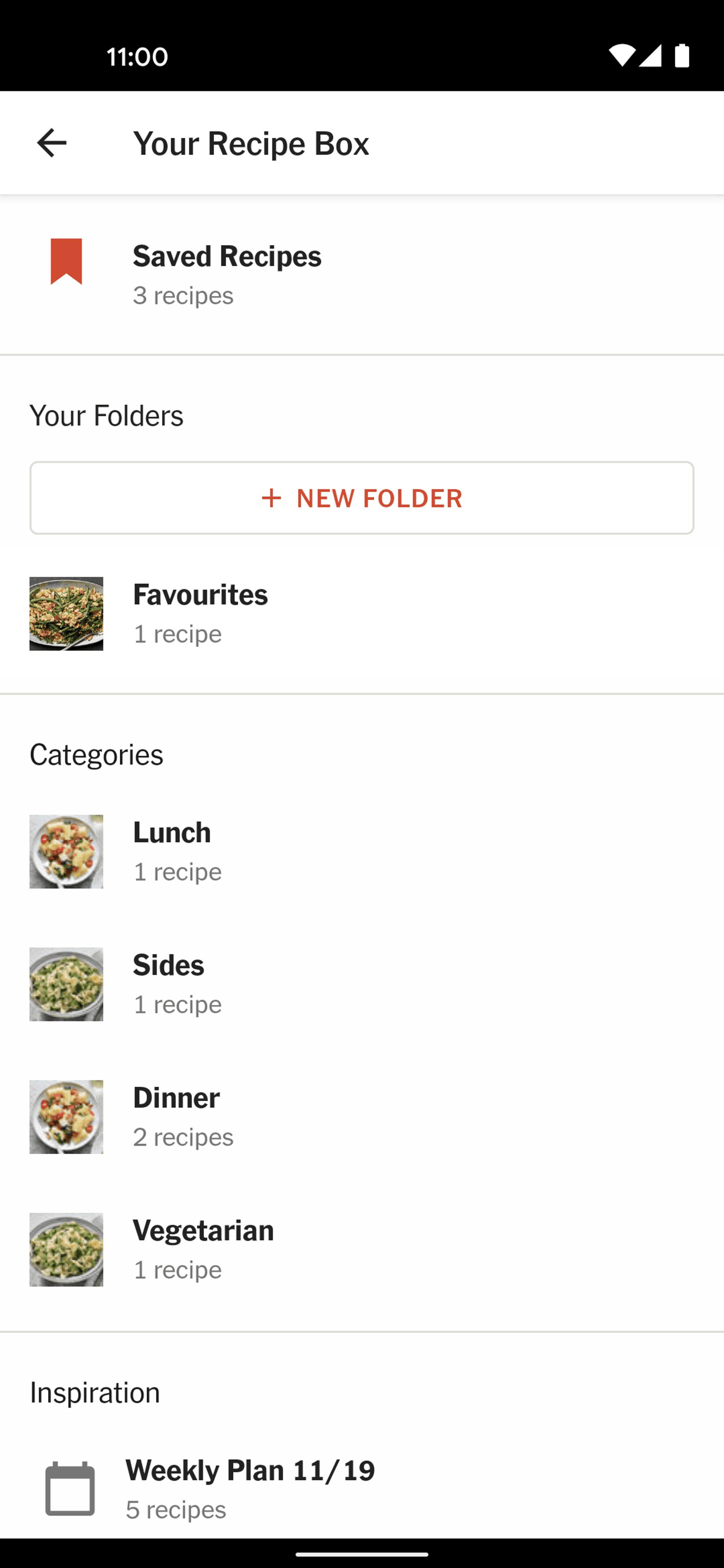 NYT Cooking Android Food & Drink interface screenshot 13