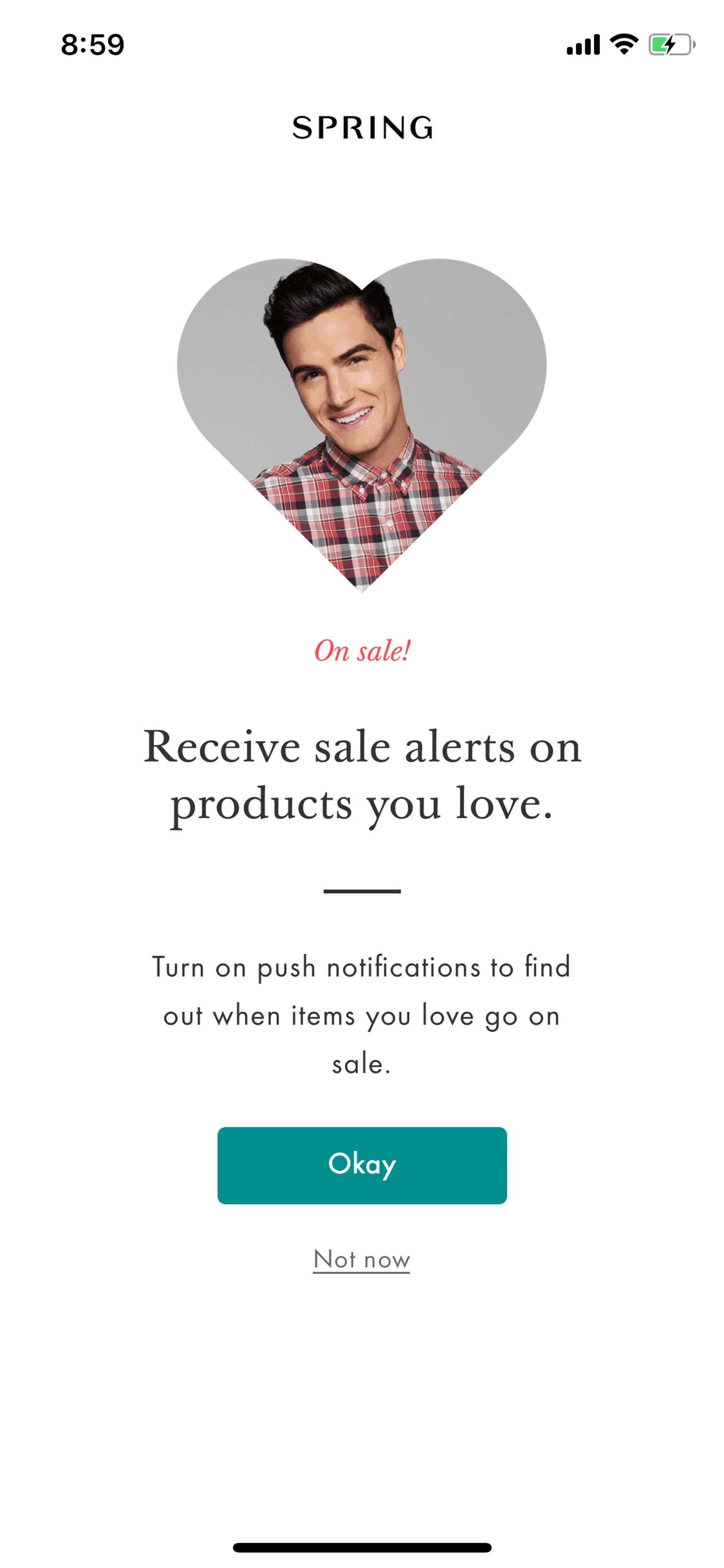 Spring iOS Shopping interface screenshot 7