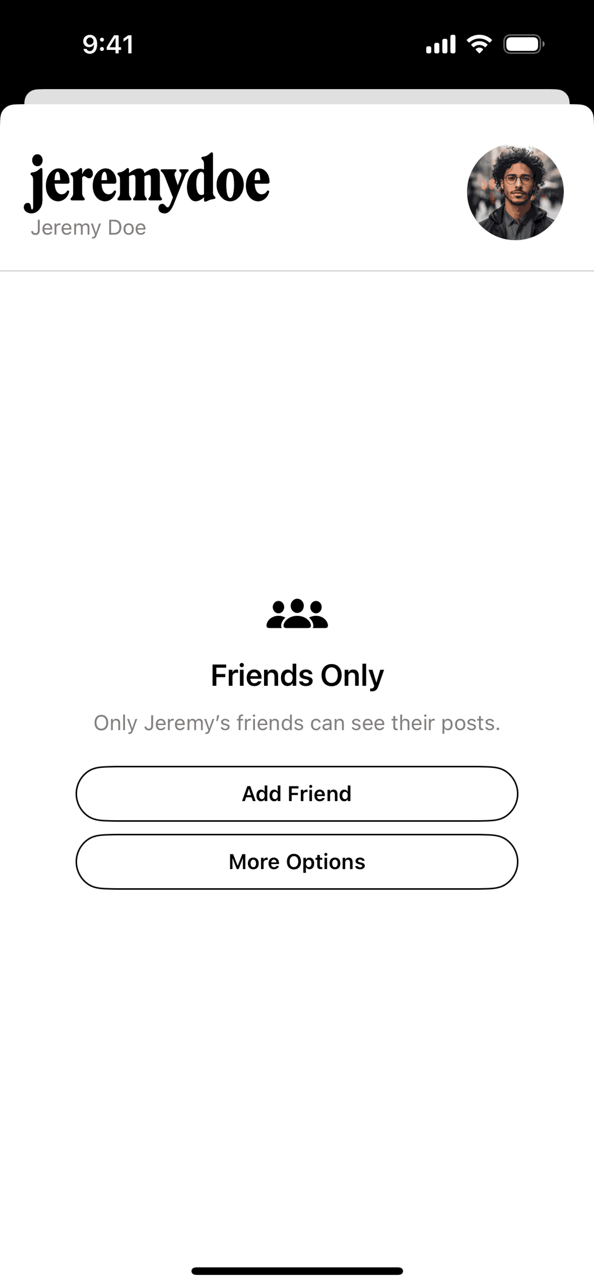 Retro iOS Social Networking interface screenshot 22