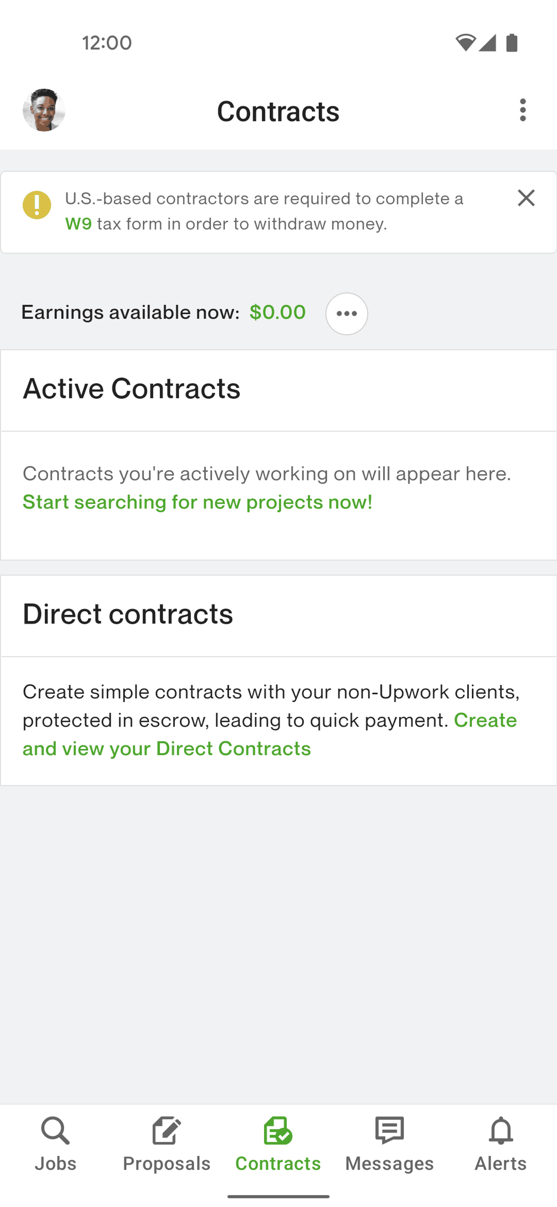 Upwork Android Business interface screenshot 4