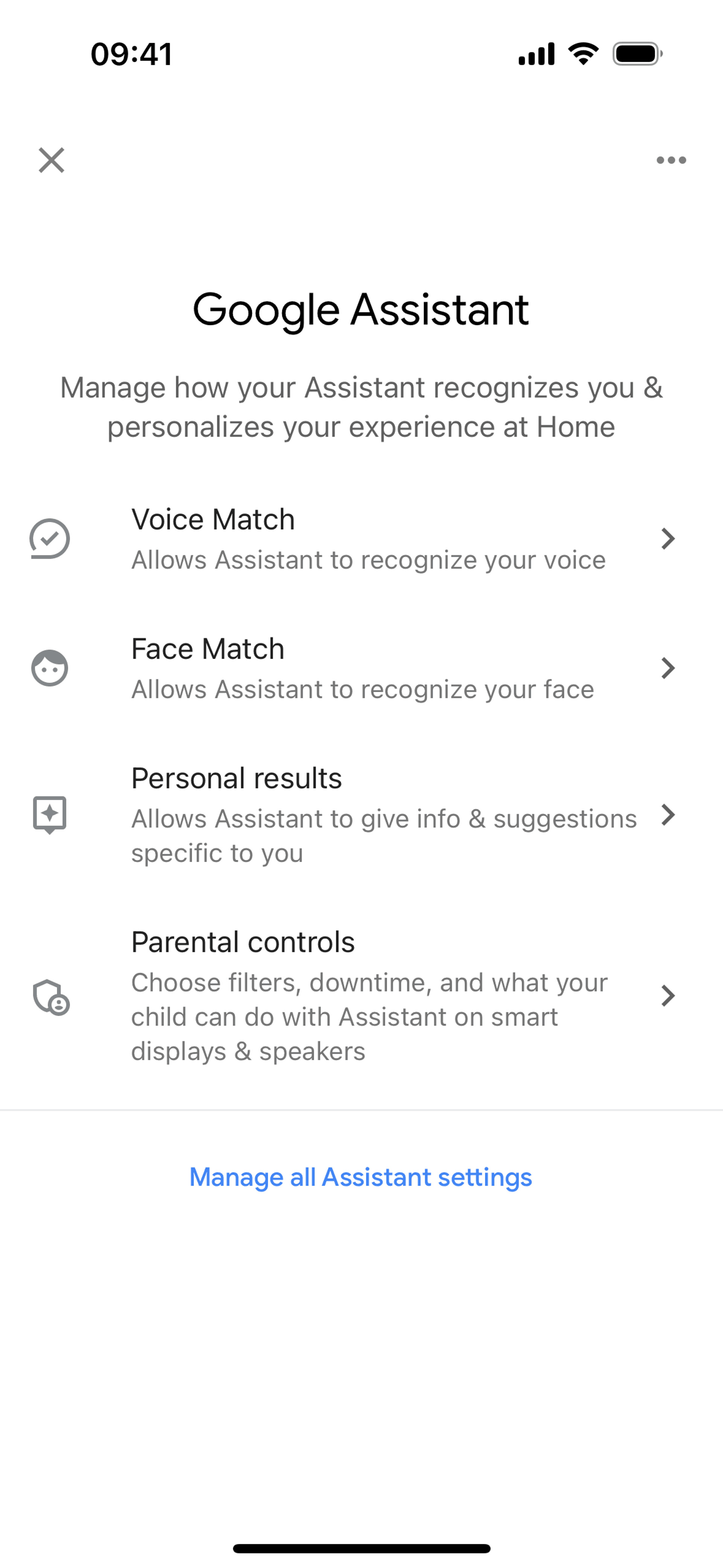Google Home iOS AI interface screenshot 10