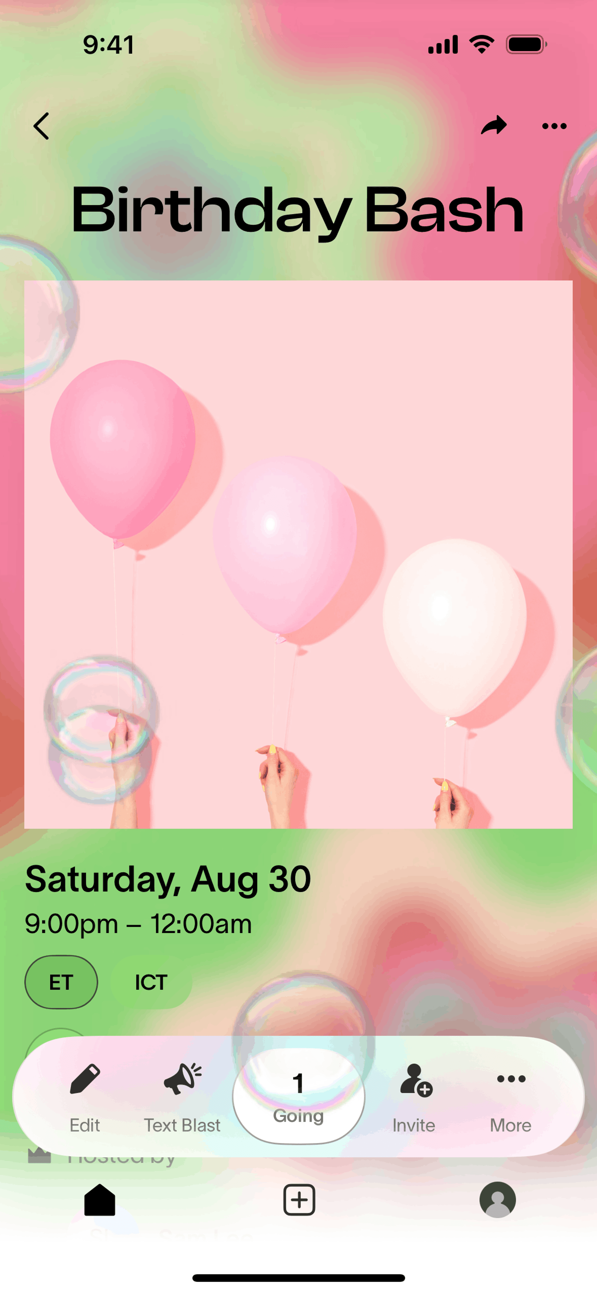 Partiful iOS Lifestyle interface screenshot 18