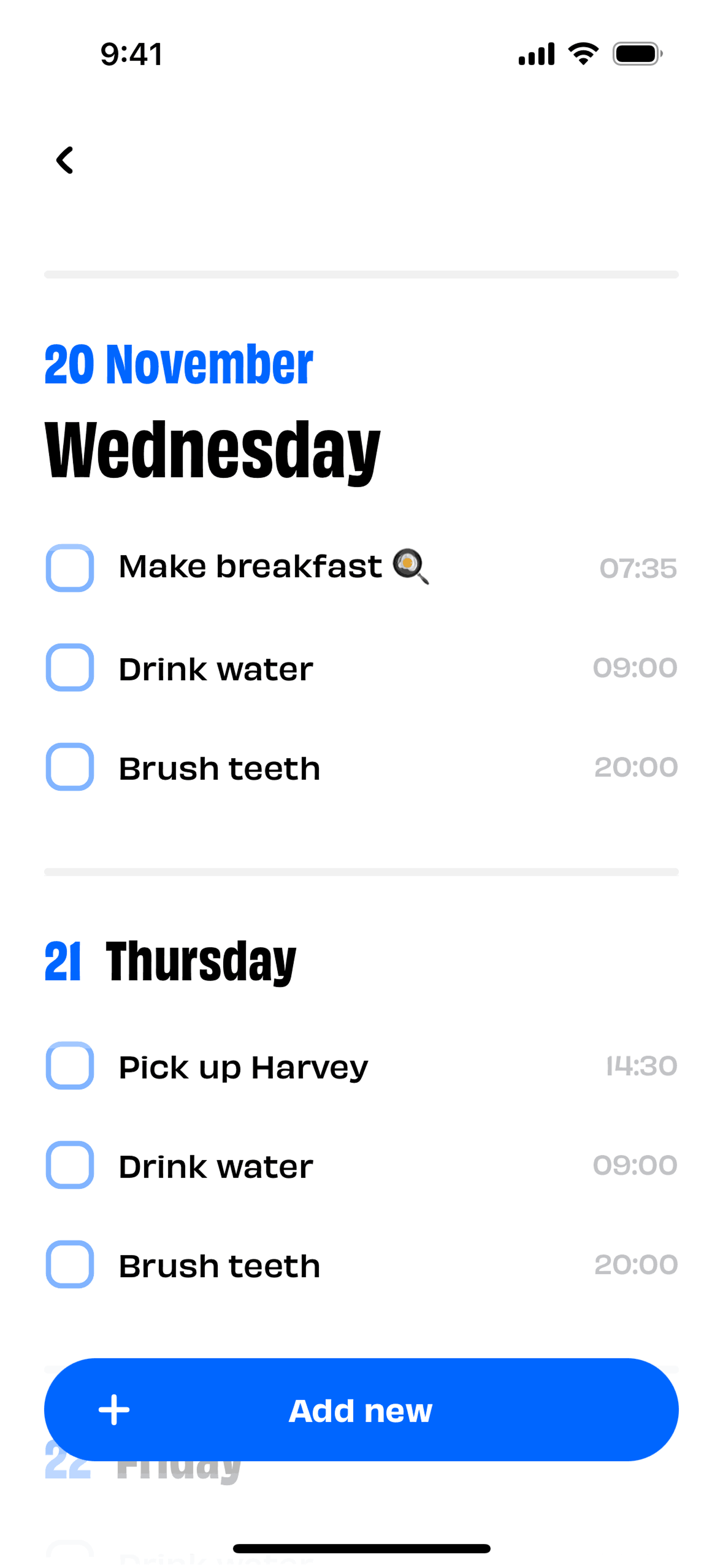 Numo iOS Productivity interface screenshot 16