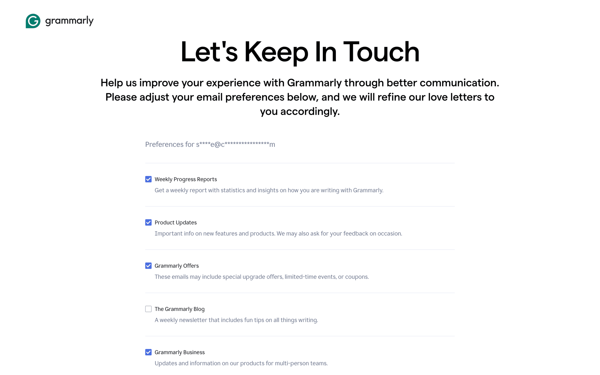 Grammarly Web AI interface screenshot 7
