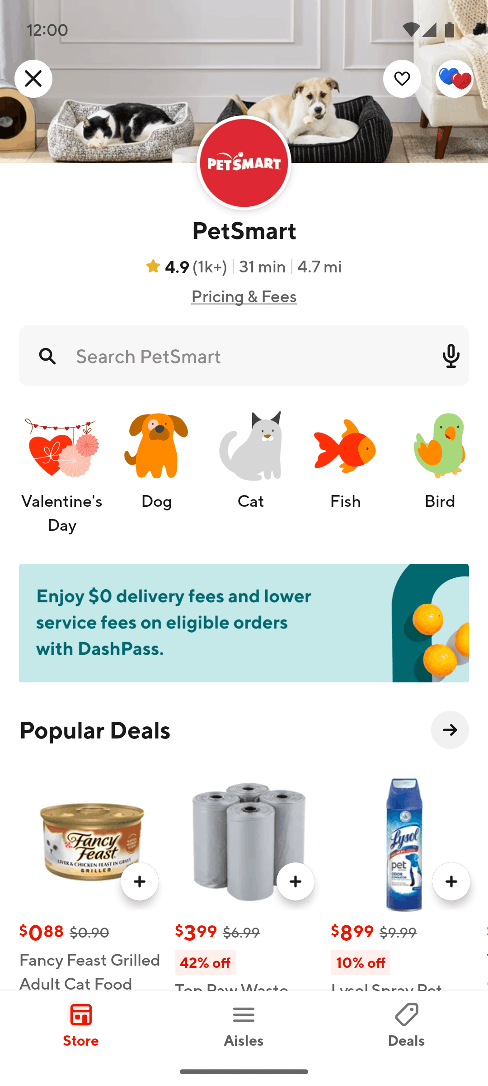 DoorDash Android Shopping interface screenshot 18
