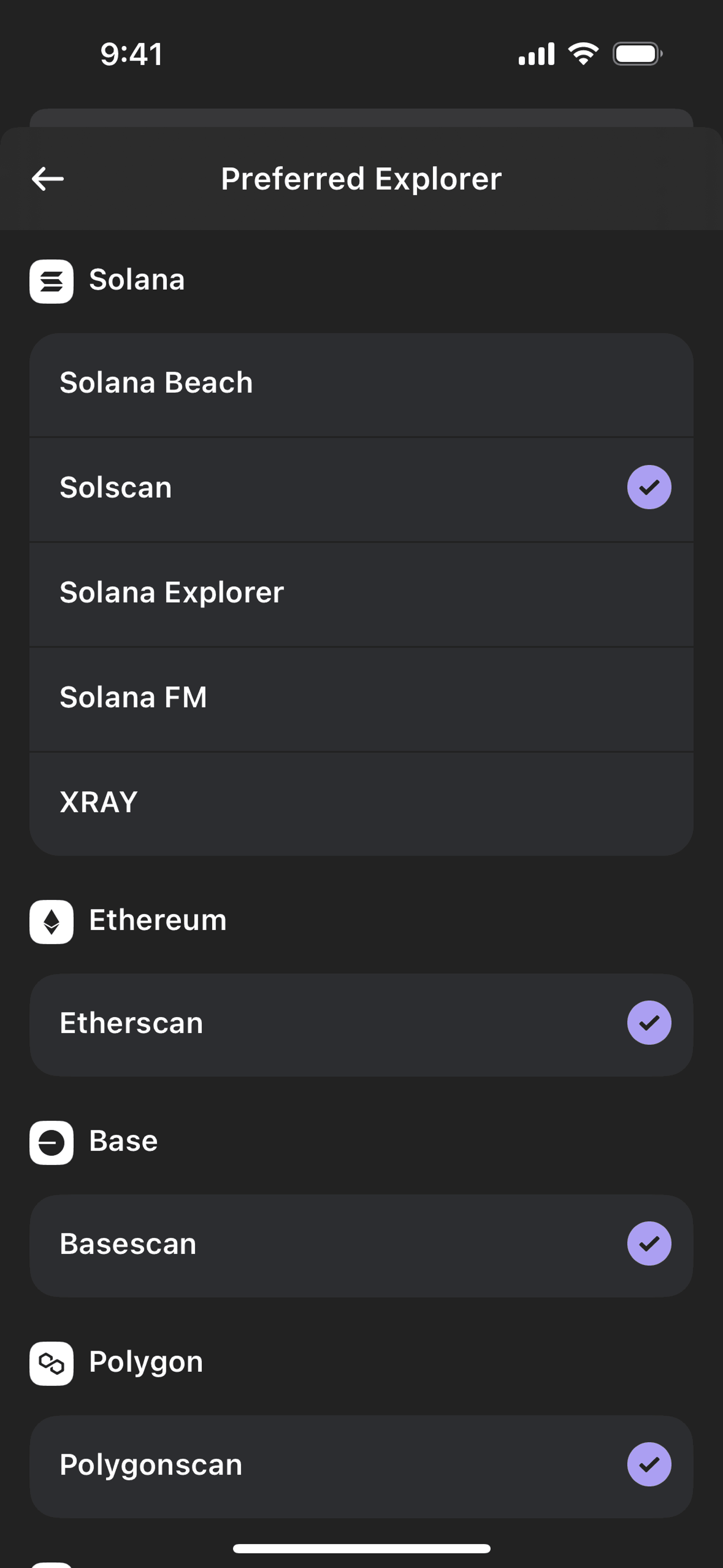 Phantom iOS Crypto & Web3 interface screenshot 5