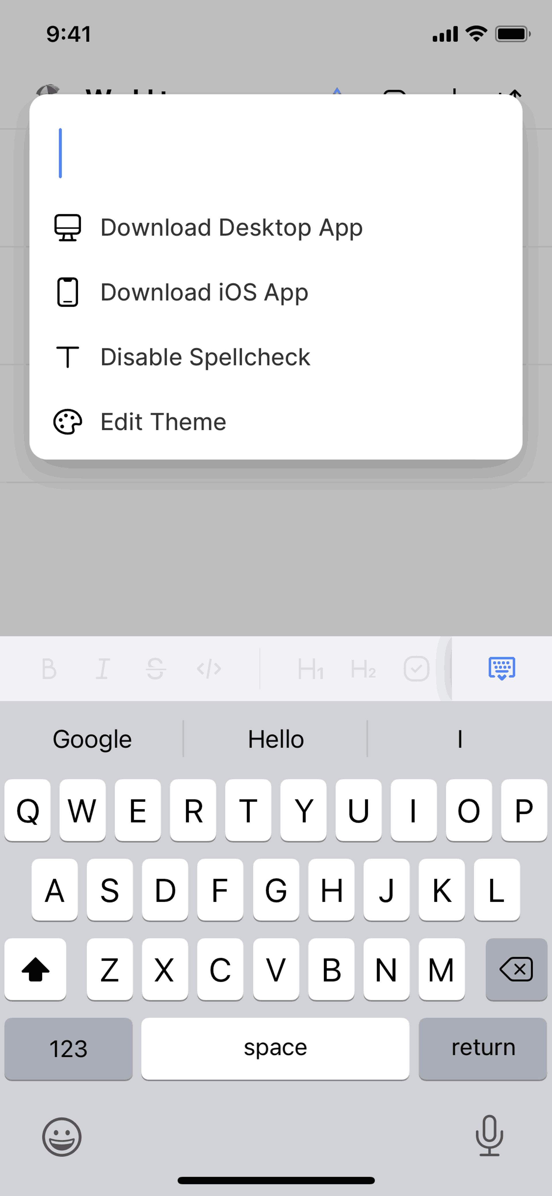 Clover iOS Productivity interface screenshot 8