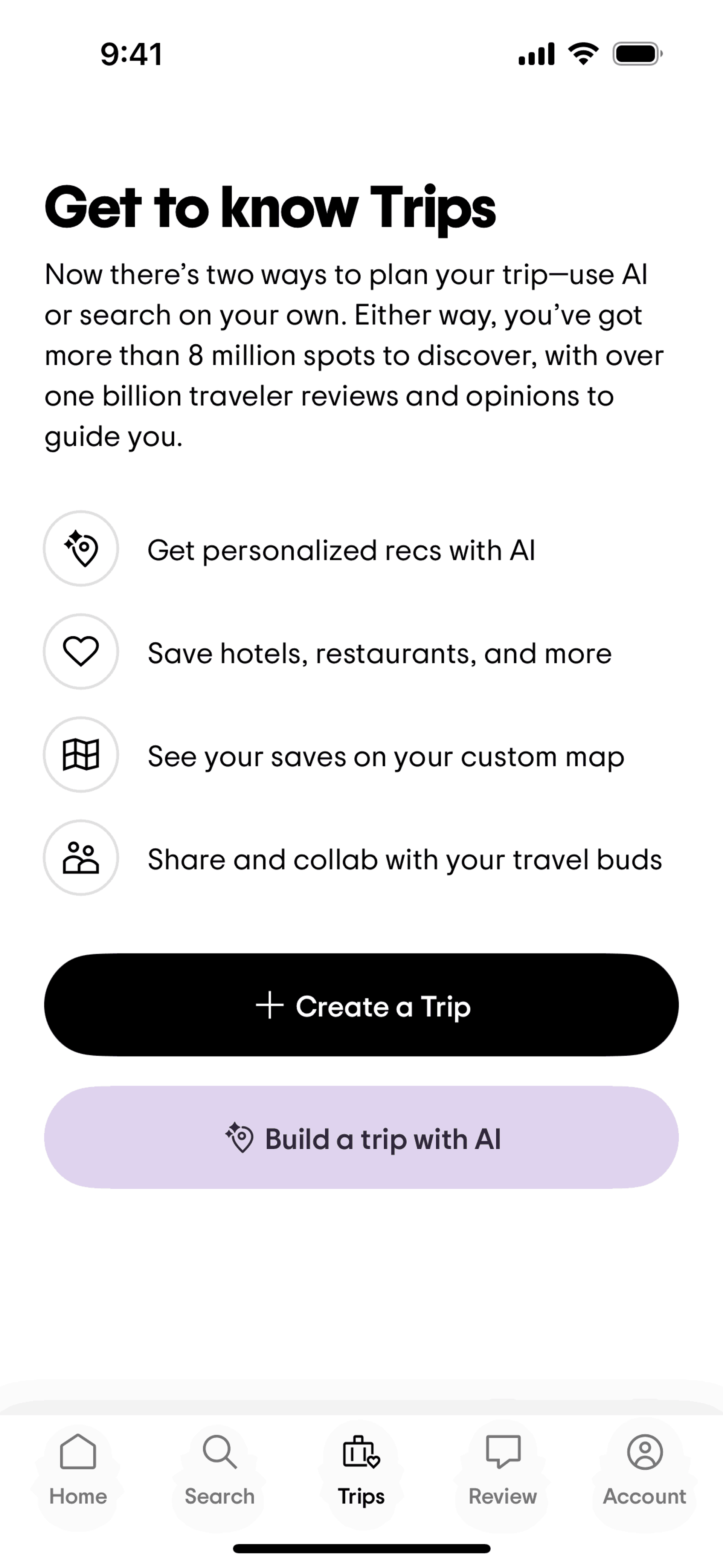 Tripadvisor iOS Travel & Transportation interface screenshot 17