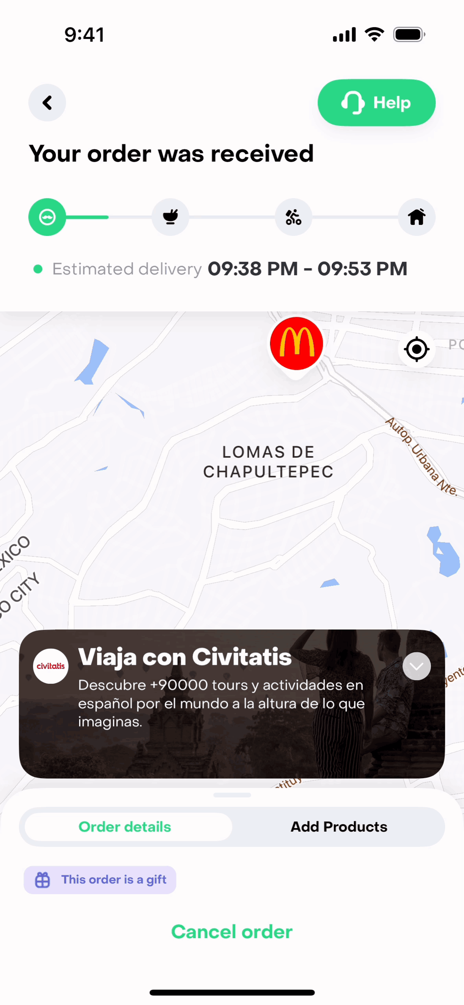 Rappi iOS Food & Drink interface screenshot 18