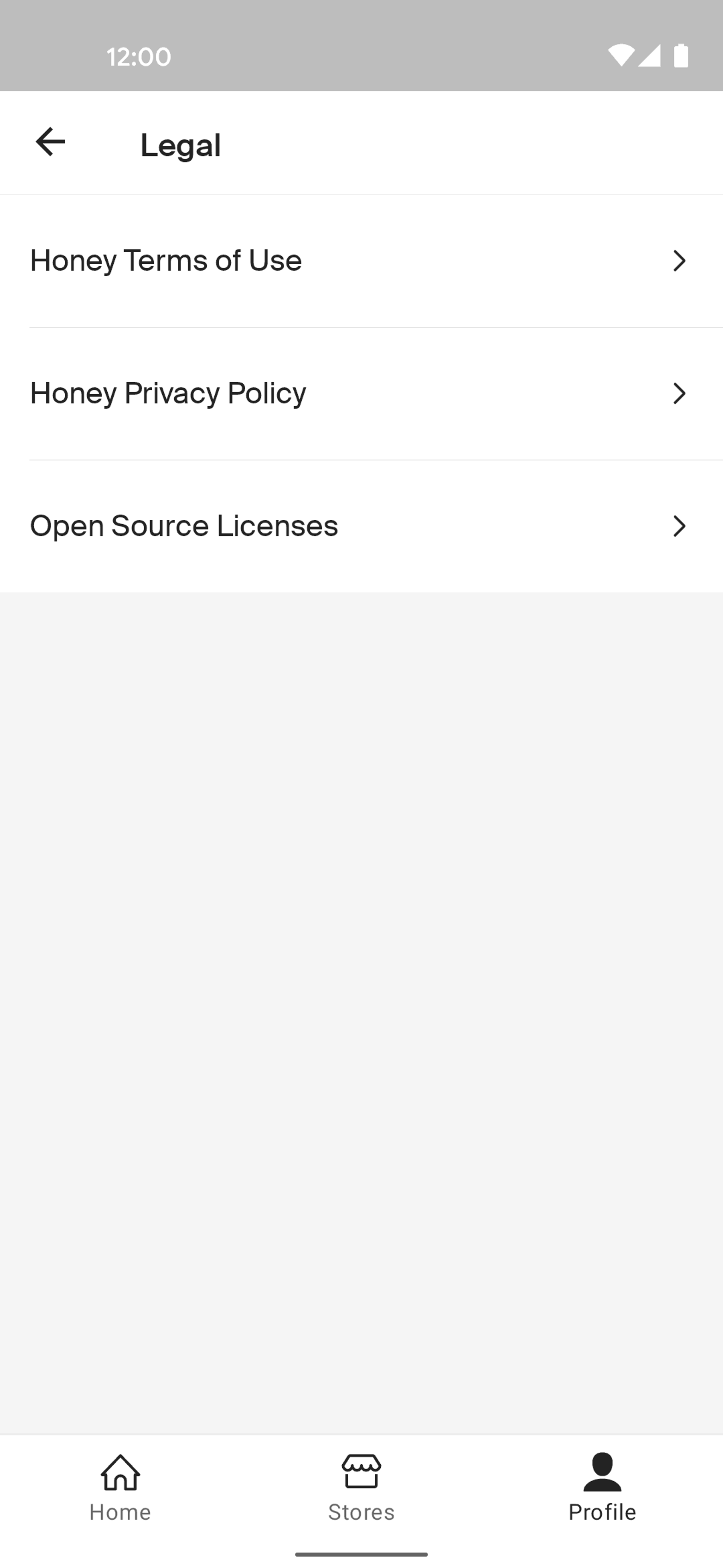 PayPal Honey Android Shopping interface screenshot 16