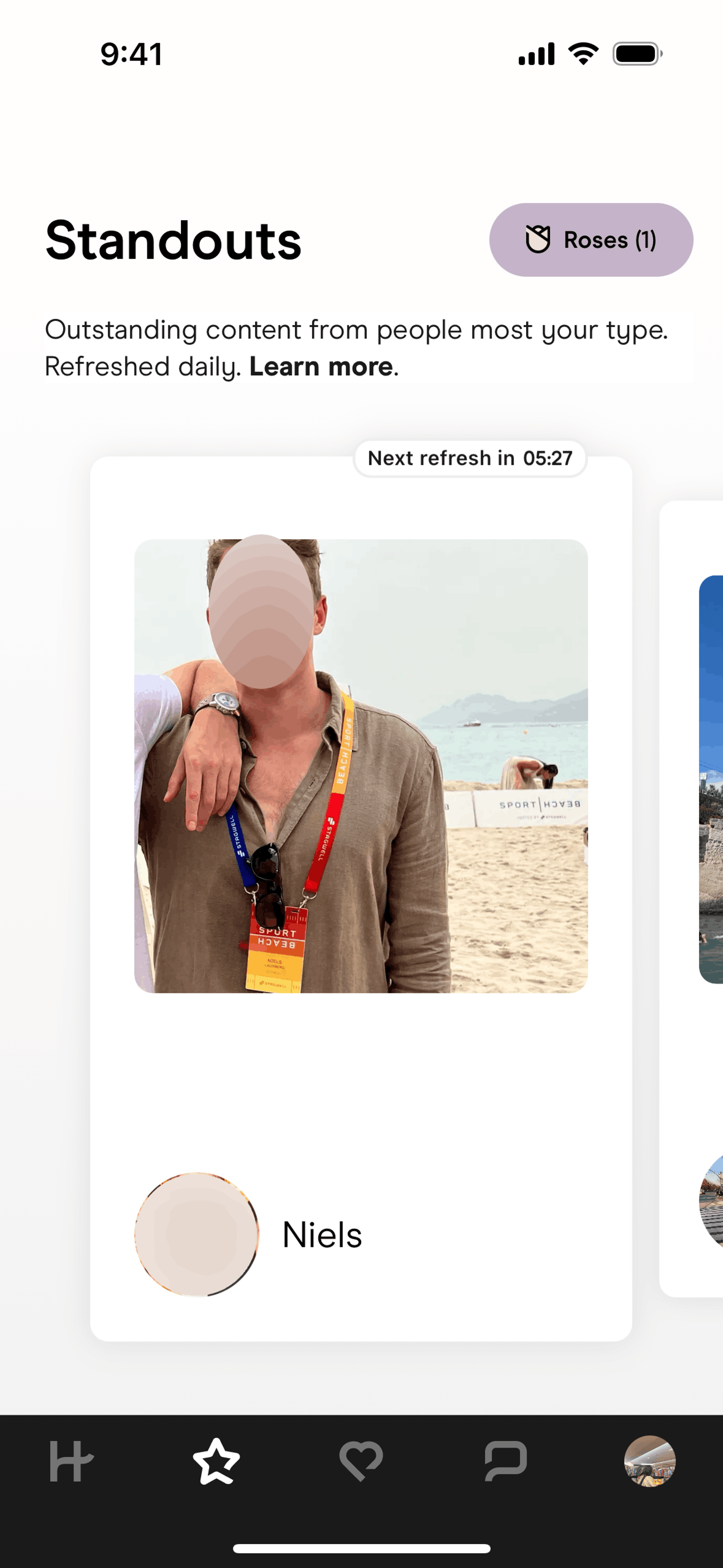 Hinge iOS Lifestyle interface screenshot 8