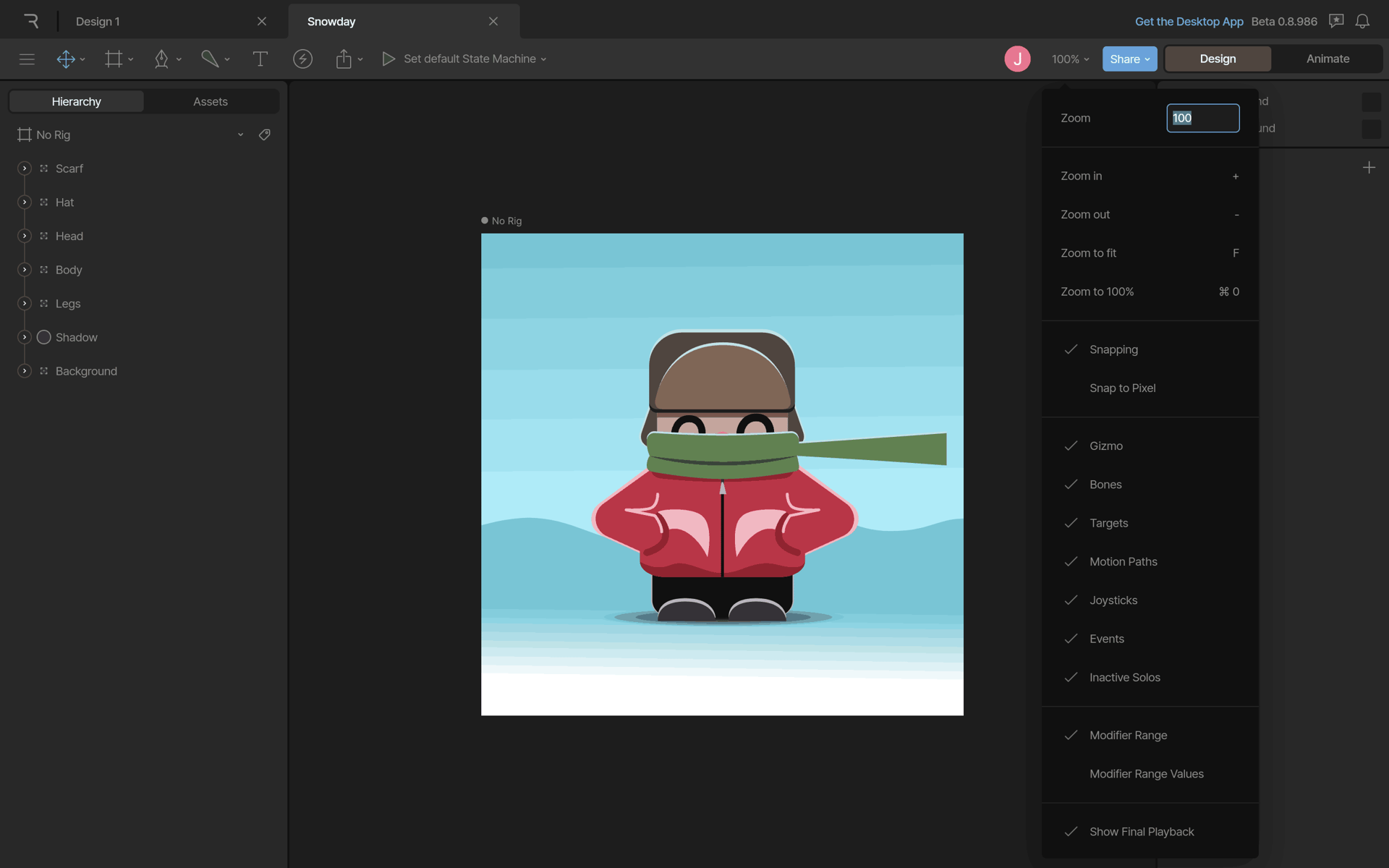Rive Web Graphics & Design interface screenshot 24