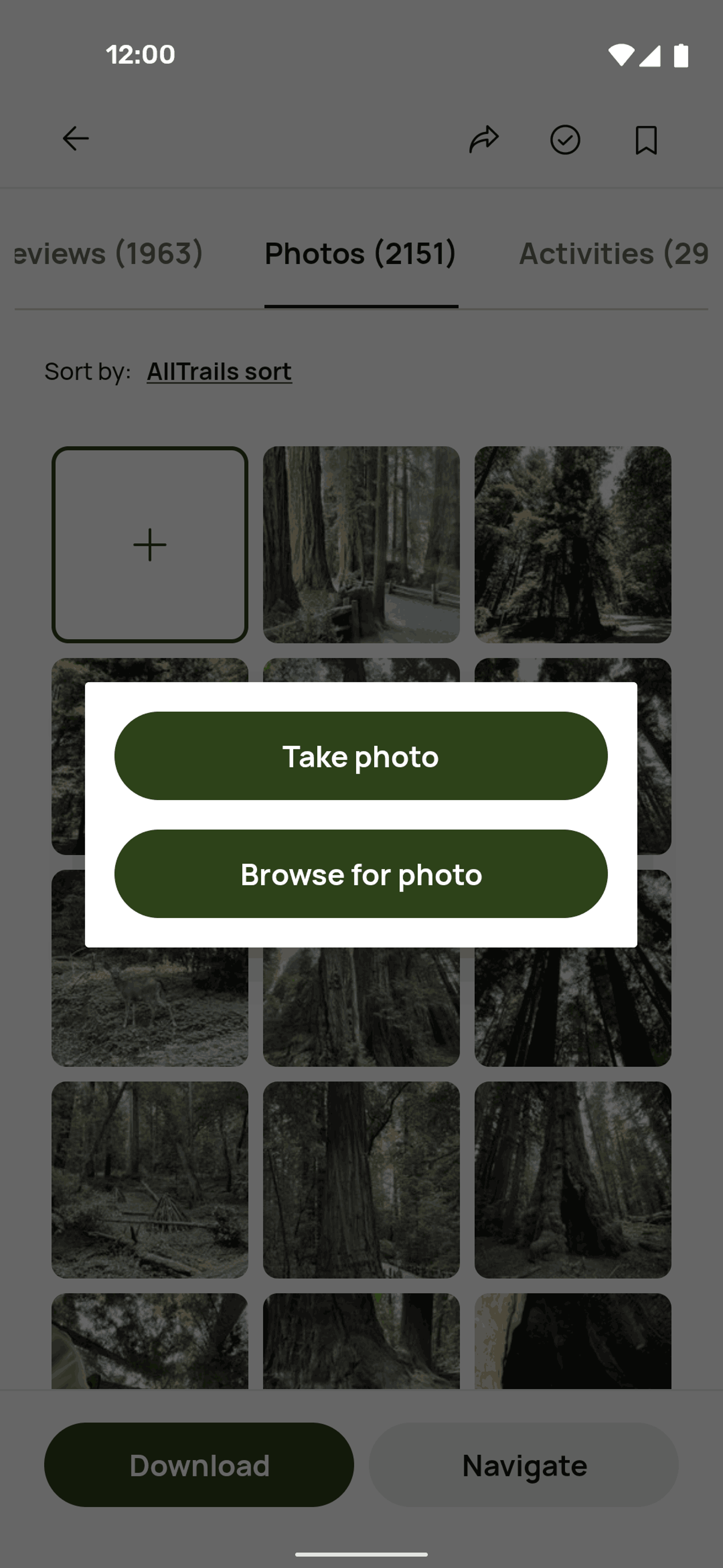 AllTrails Android Health & Fitness interface screenshot 9
