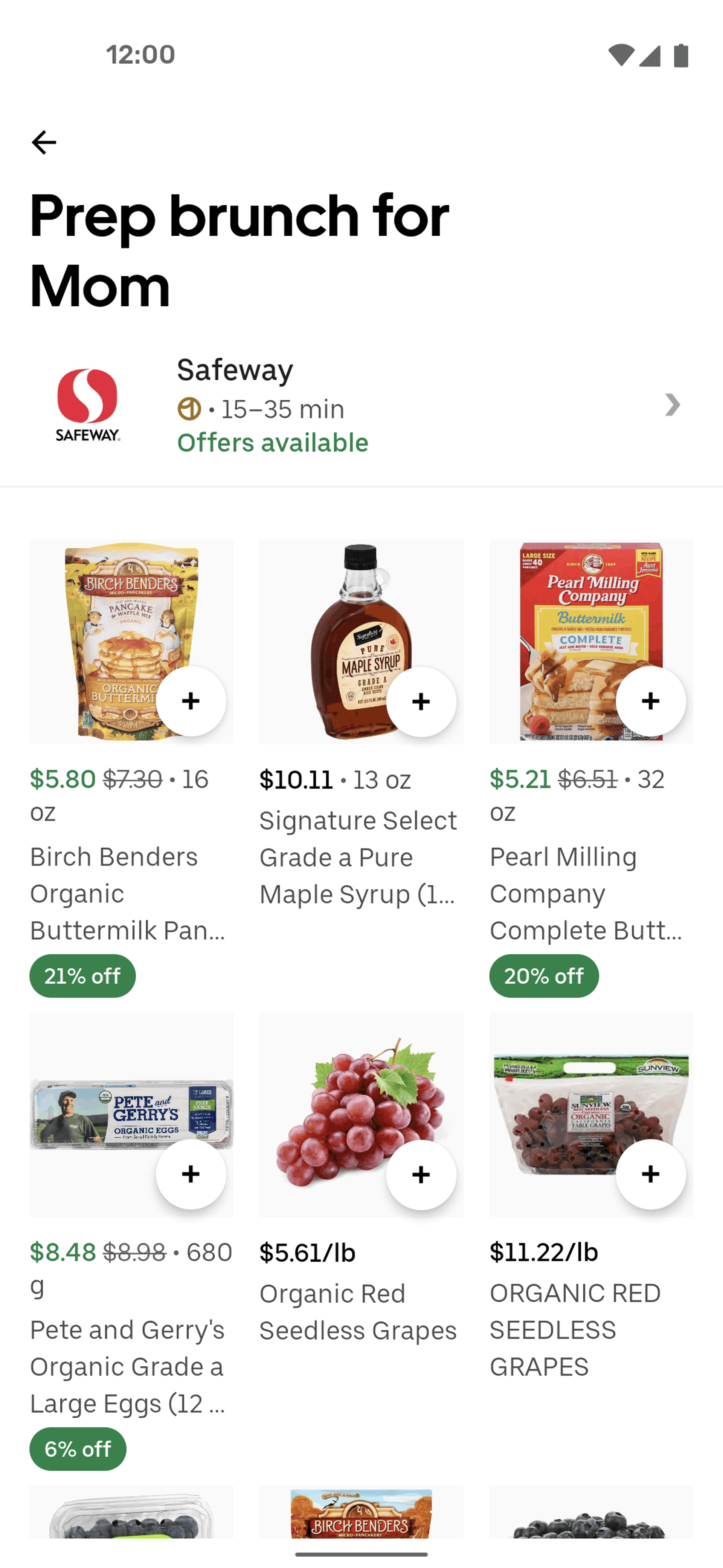 Uber Eats Android Food & Drink interface screenshot 21