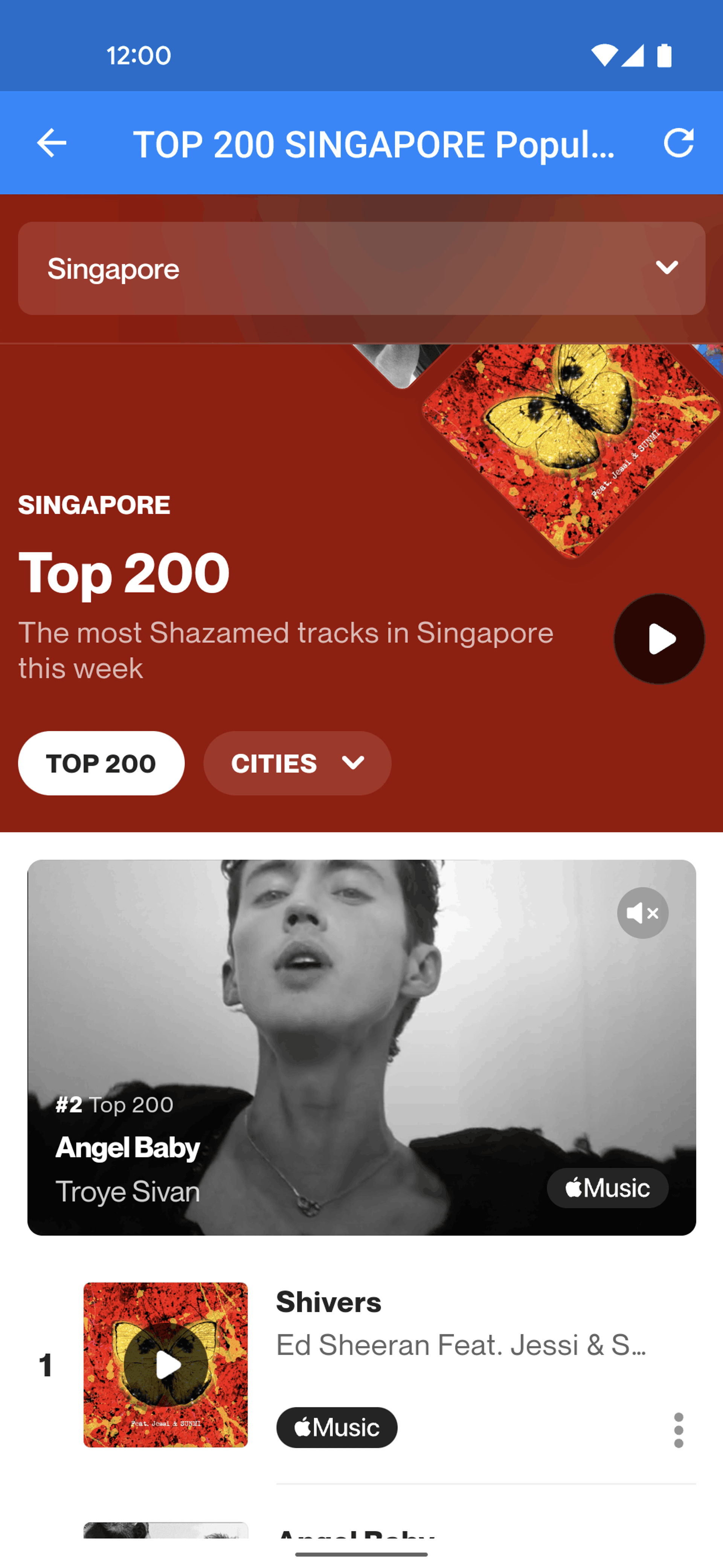 Shazam Android Music & Audio interface screenshot 17