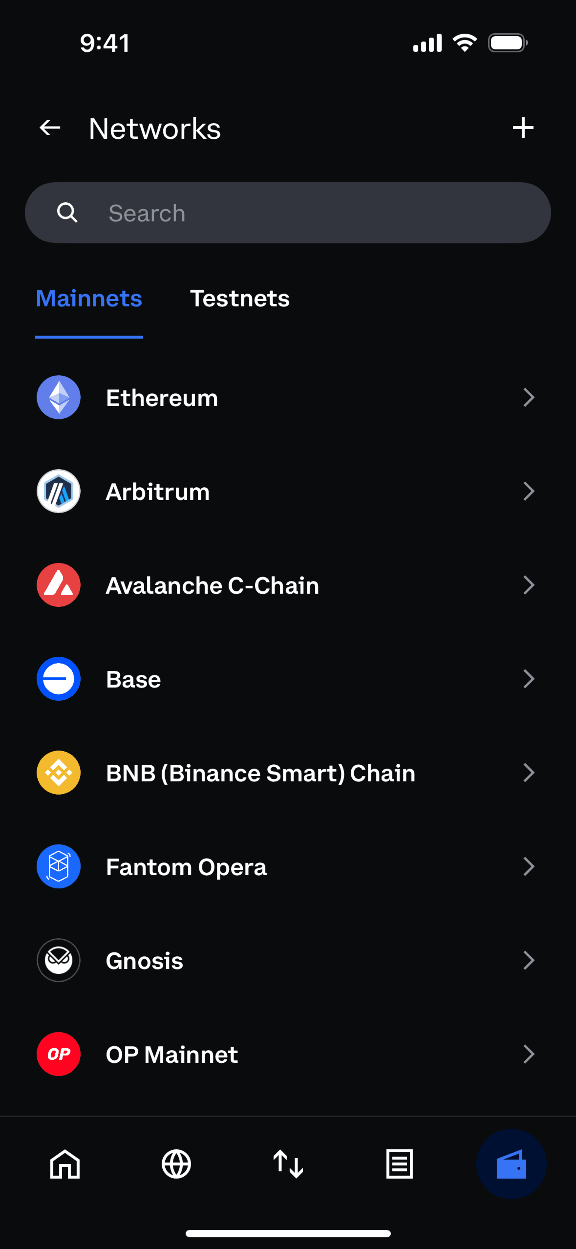 Coinbase Wallet iOS Finance interface screenshot 20