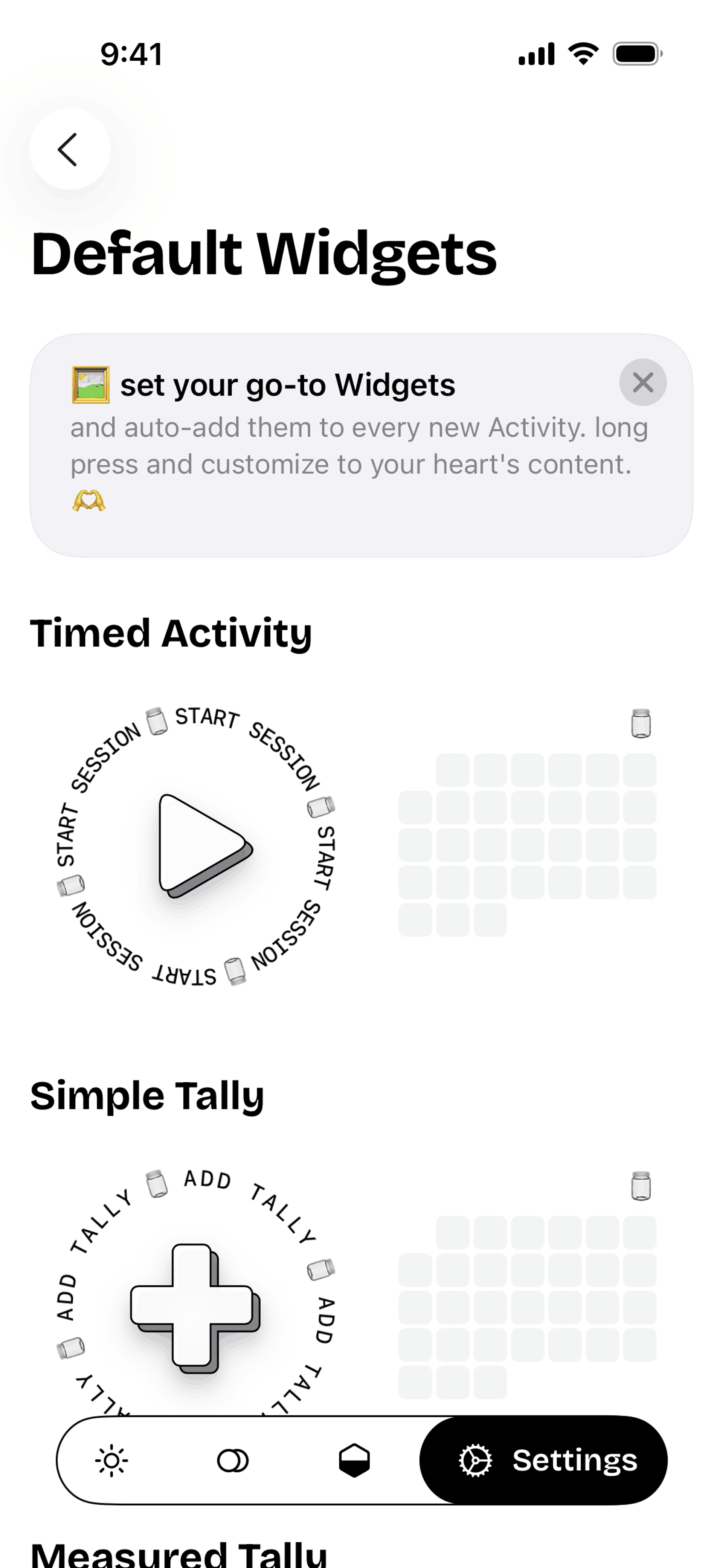 timespent iOS Productivity interface screenshot 5