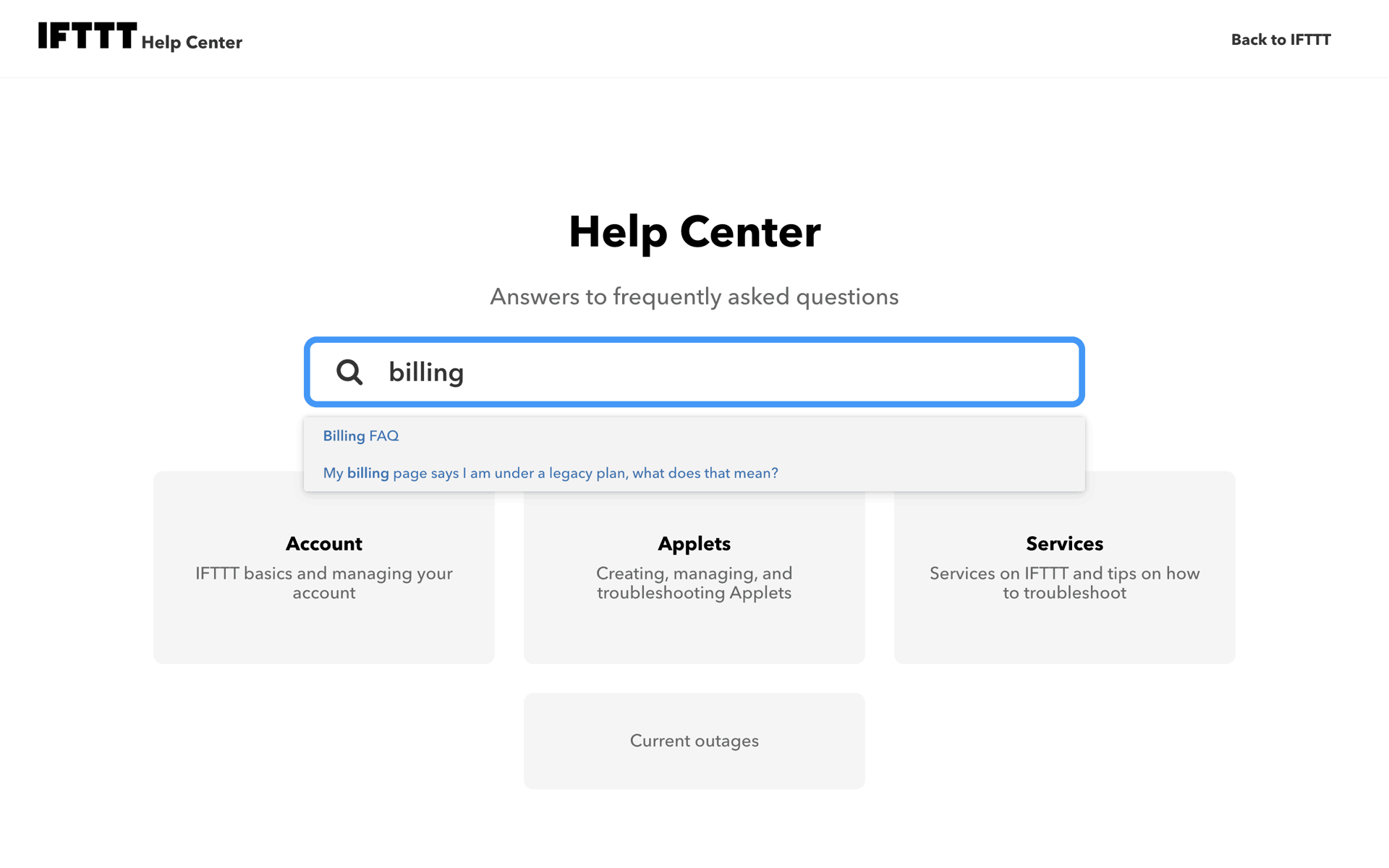IFTTT Web Productivity interface screenshot 24