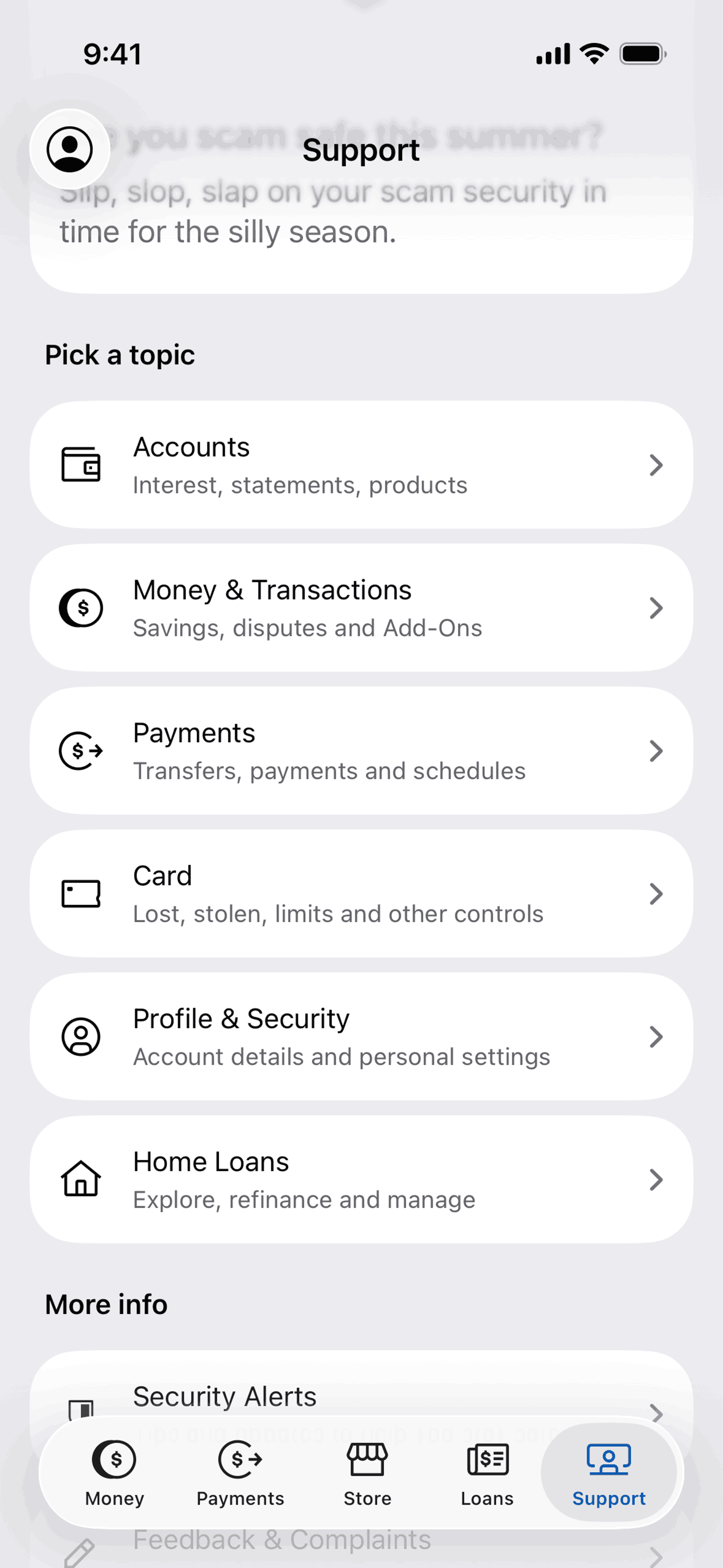 ANZ Plus iOS Finance interface screenshot 6