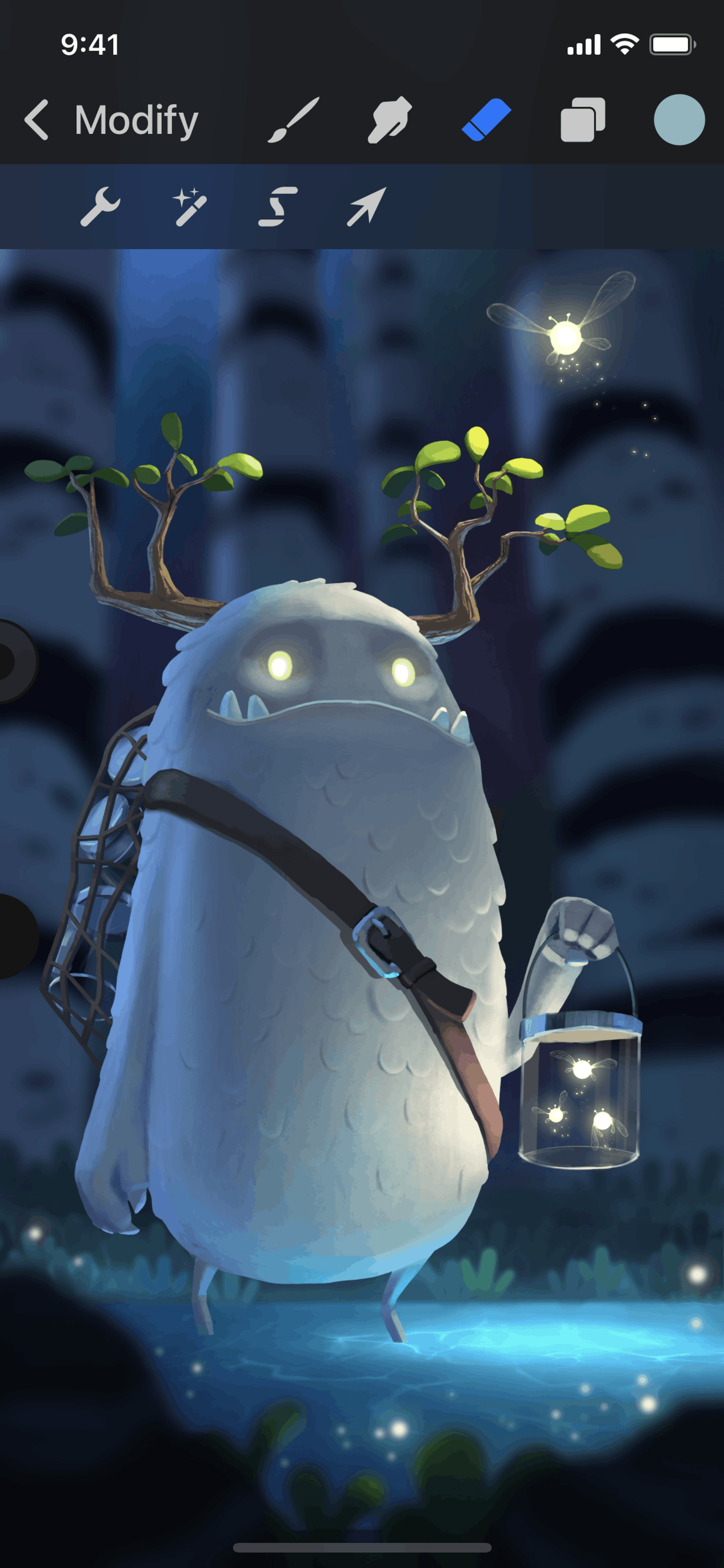 Procreate Pocket iOS Graphics & Design interface screenshot 17