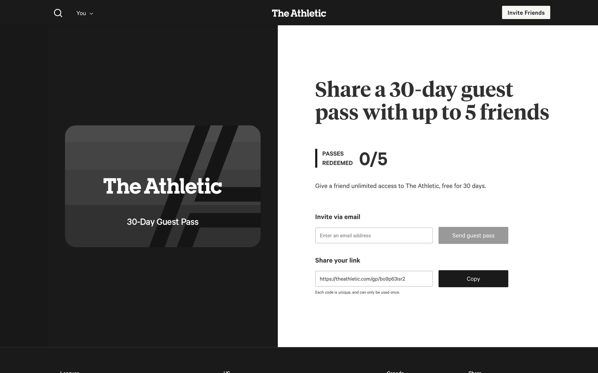 The Athletic Web Sports interface screenshot 15