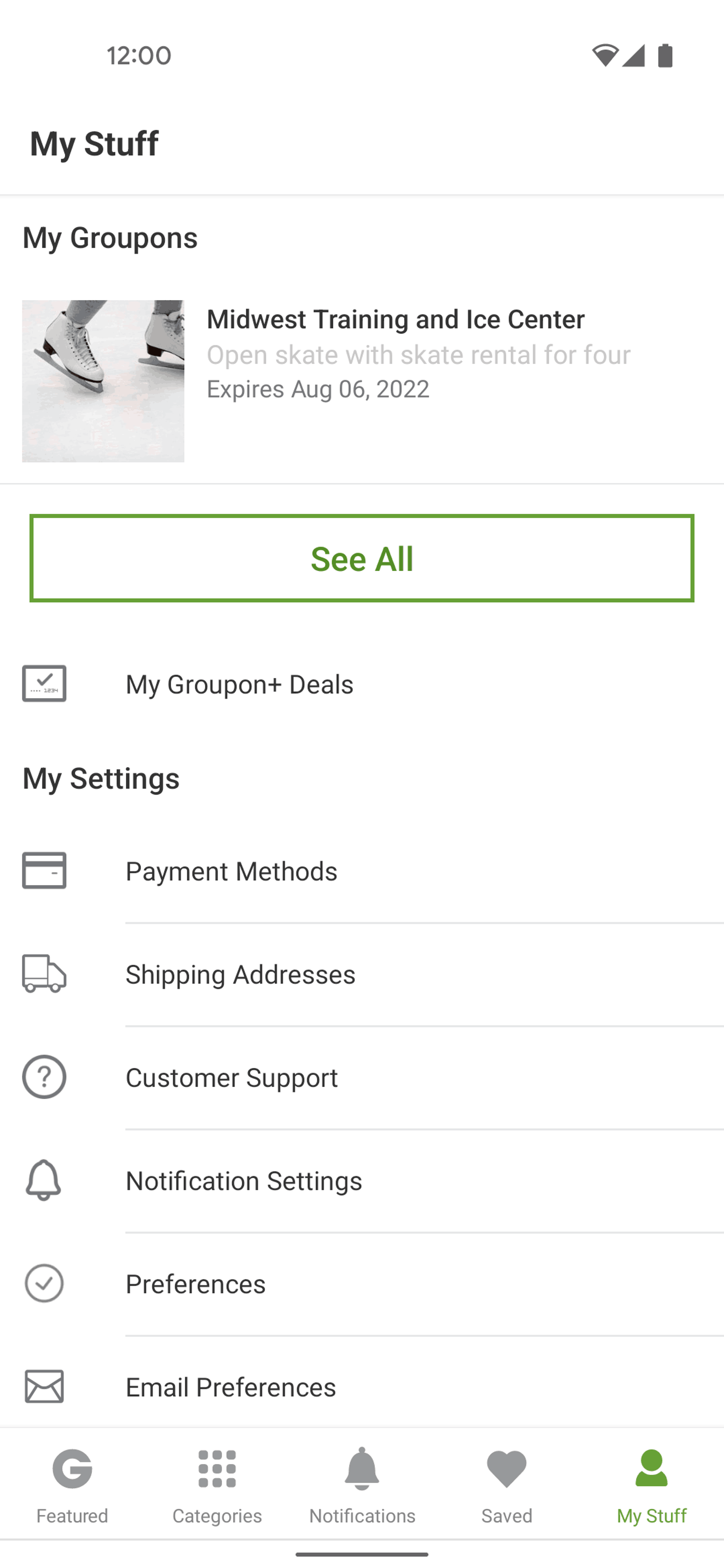 Groupon Android Shopping interface screenshot 9