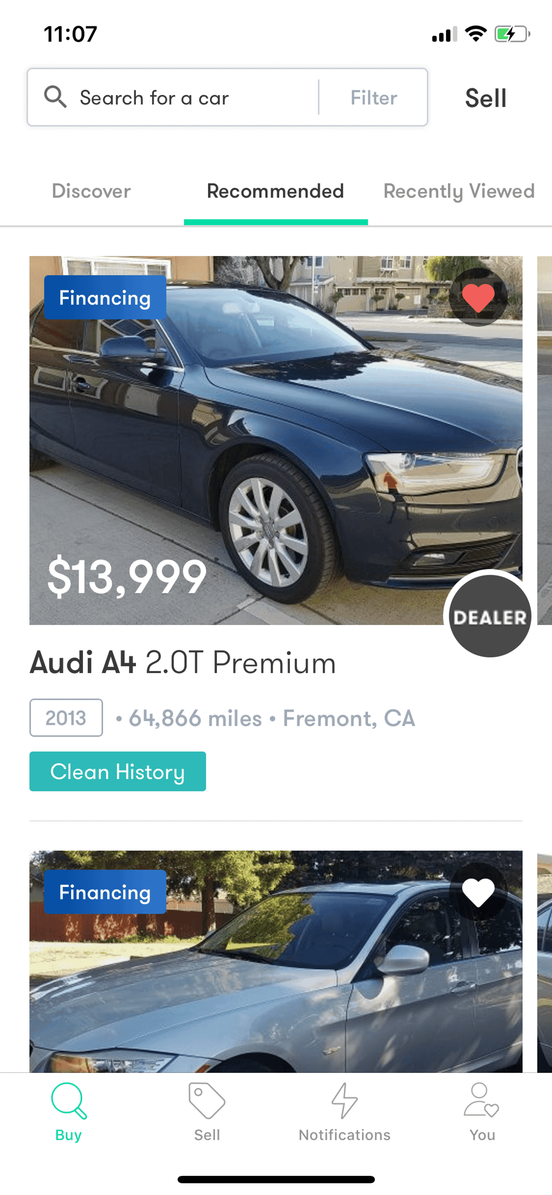Instamotor iOS Shopping interface screenshot 10