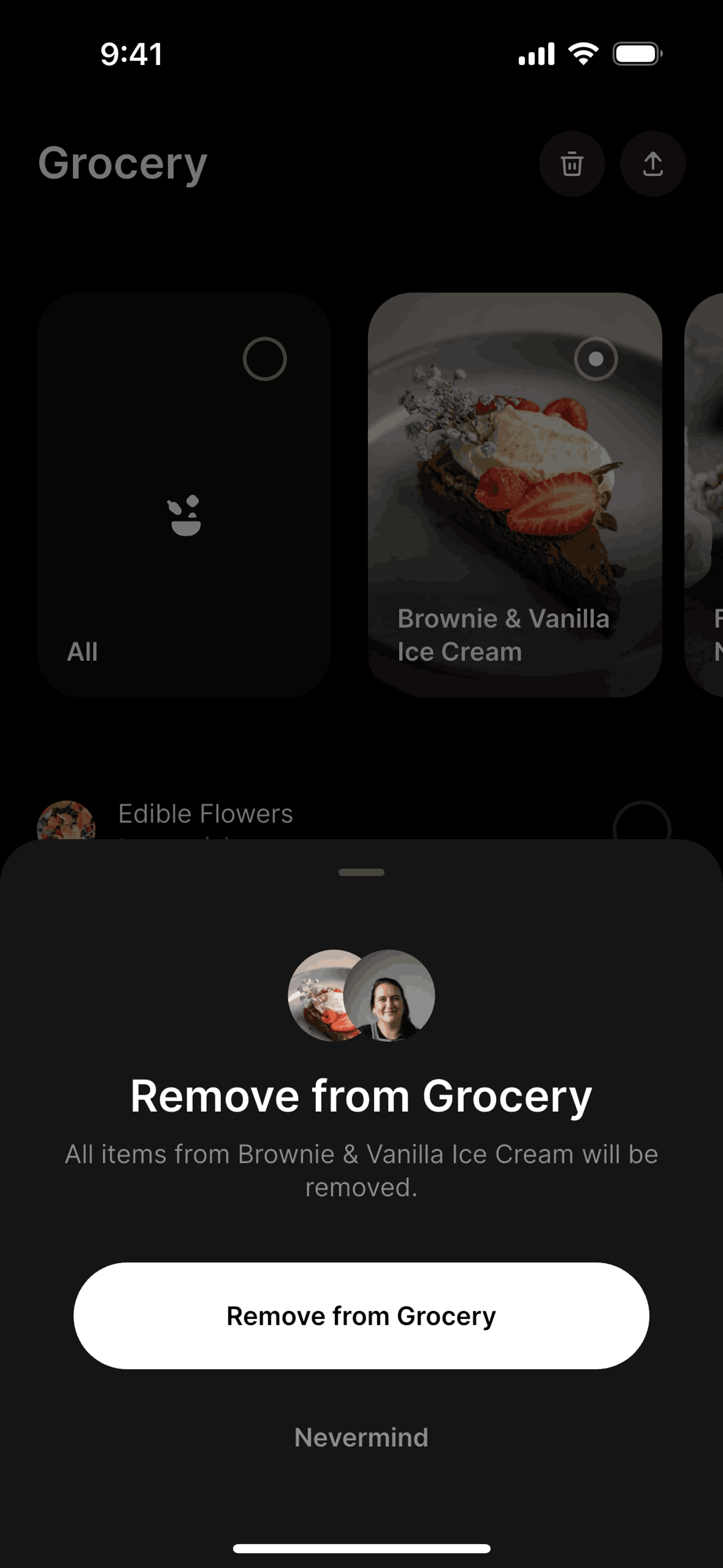 CREME iOS AI interface screenshot 17
