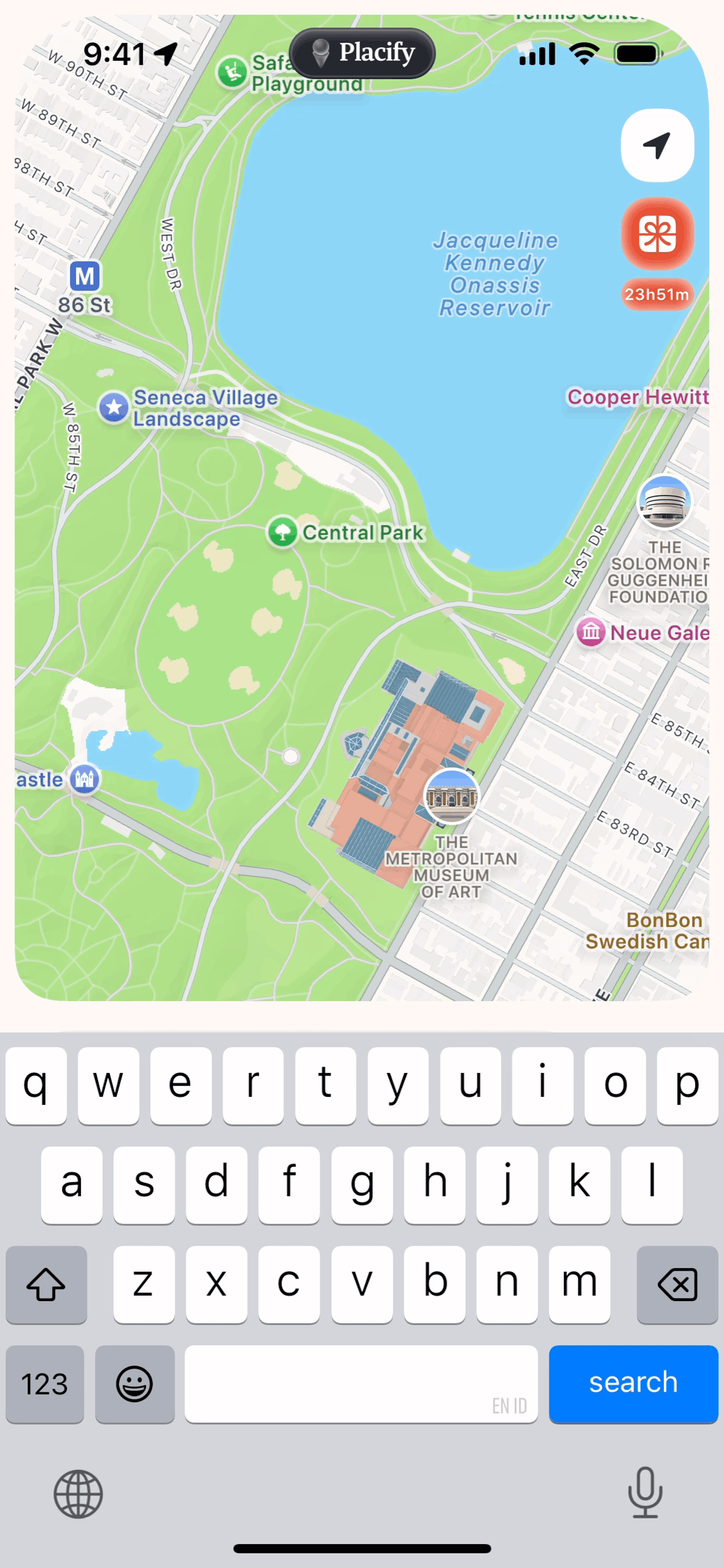 Placify iOS Lifestyle interface screenshot 14