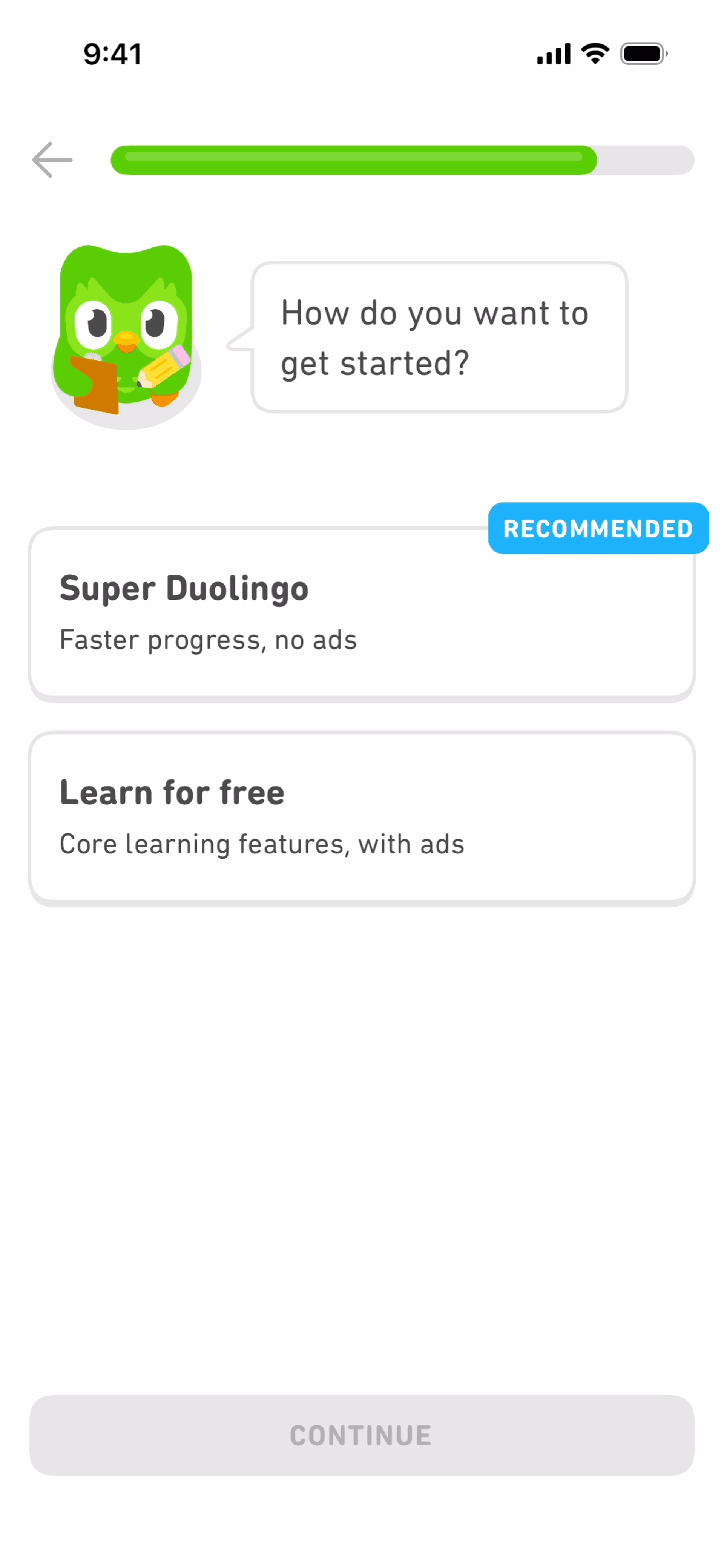 Duolingo iOS Education interface screenshot 17