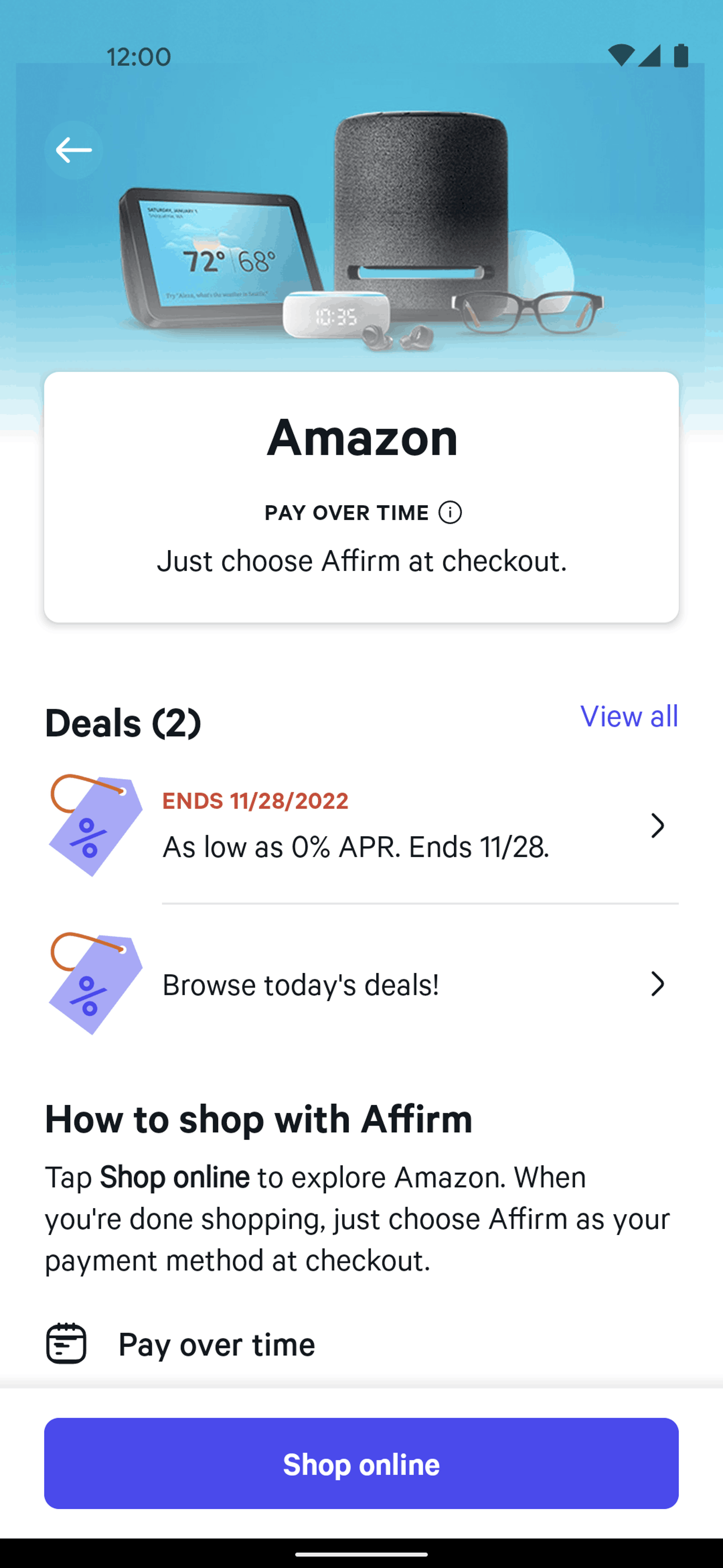 Affirm Android Finance interface screenshot 21