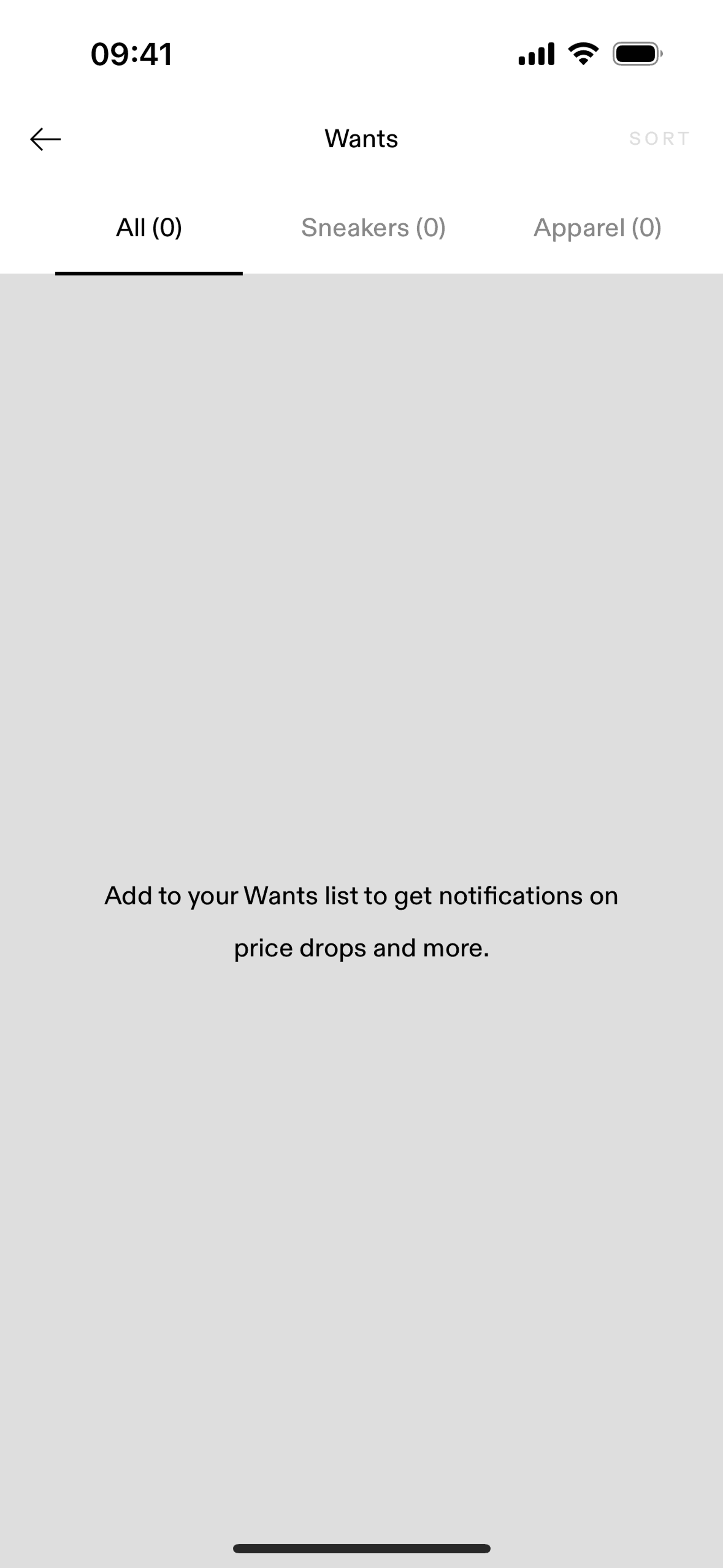 GOAT iOS Shopping interface screenshot 11